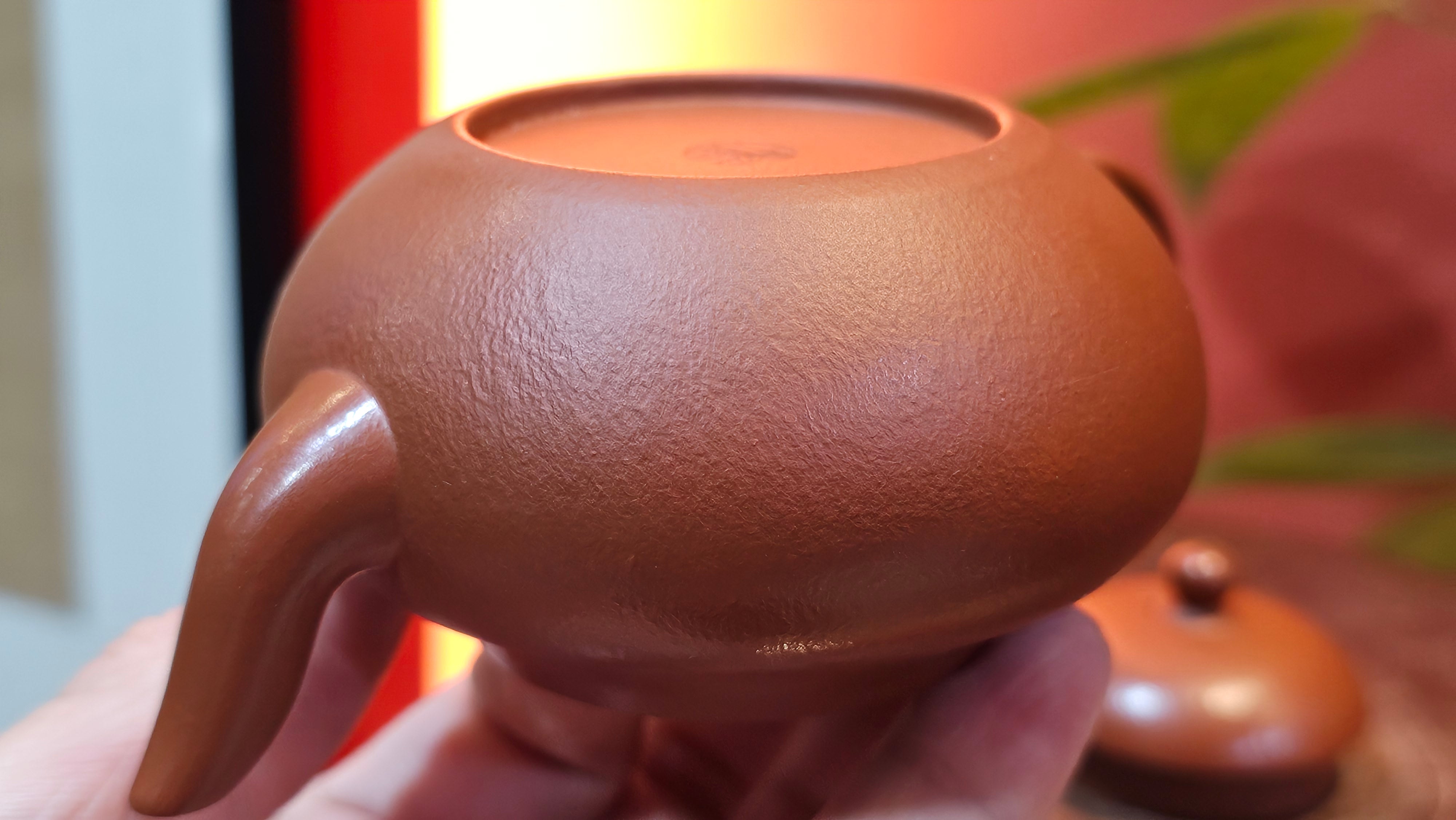 Li Xing 梨形, 151.8ml, Xiao Mei Yao Zhu Ni 小煤窑朱泥 by Craftsman Zhai Yi Yao 翟一耀 ~!Congratulations to Mr K.S.! 0052hrs 10th Sept 2025, Greenville, SC!