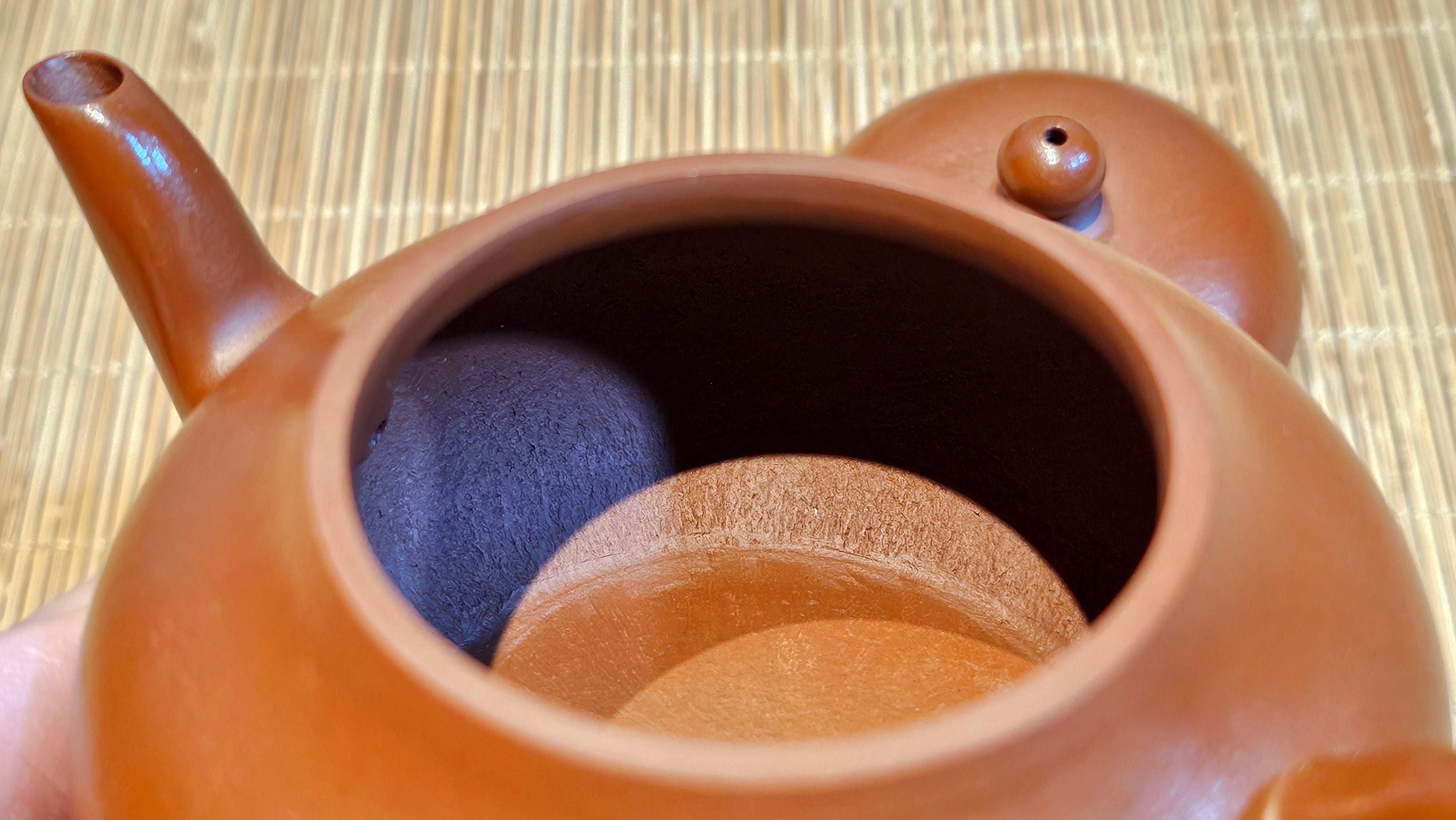 Li Xing 梨形, 151.8ml, Xiao Mei Yao Zhu Ni 小煤窑朱泥 by Craftsman Zhai Yi Yao 翟一耀 ~!Congratulations to Mr K.S.! 0052hrs 10th Sept 2025, Greenville, SC!