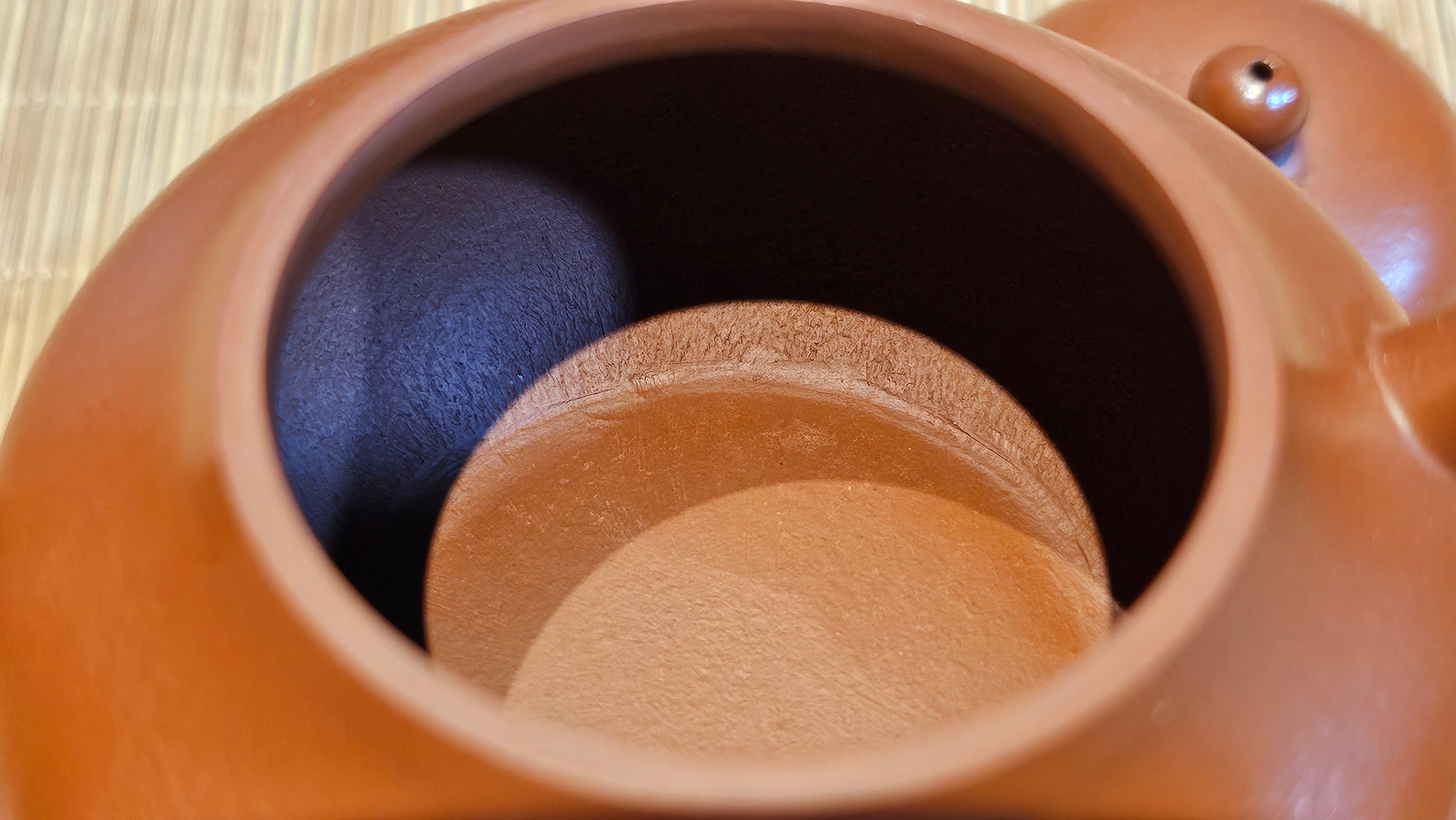 Li Xing 梨形, 151.8ml, Xiao Mei Yao Zhu Ni 小煤窑朱泥 by Craftsman Zhai Yi Yao 翟一耀 ~!Congratulations to Mr K.S.! 0052hrs 10th Sept 2025, Greenville, SC!