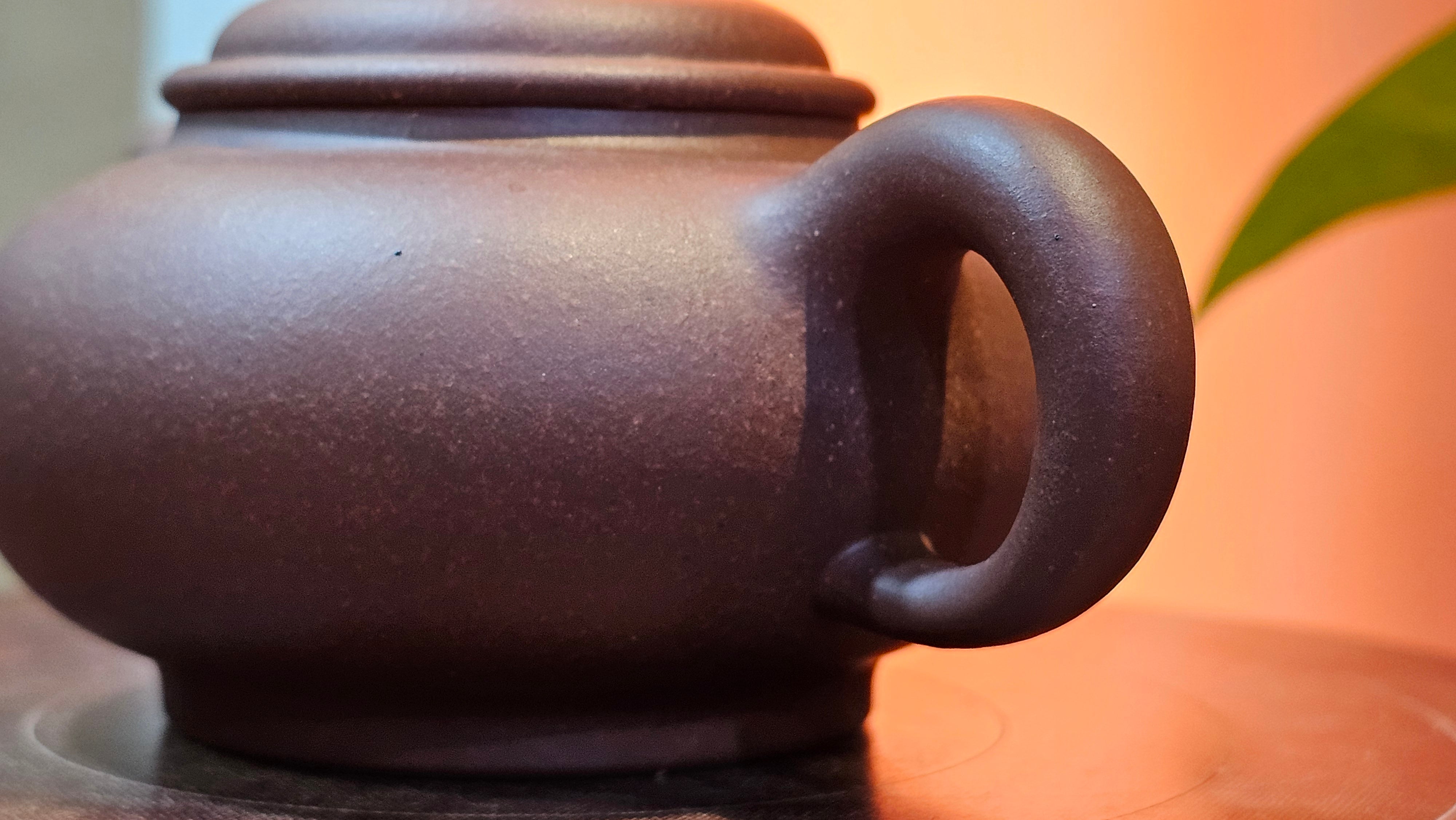 Xuan Zhu Hu 玄珠壶, 140.1ml, Zi Ni 紫泥, by our Craftsman Fan Xiao Zhi 范小智 ~ Congratulations!to Mr A.D., 1954hrs 9th Sept 2025, Old Bridge, NJ!