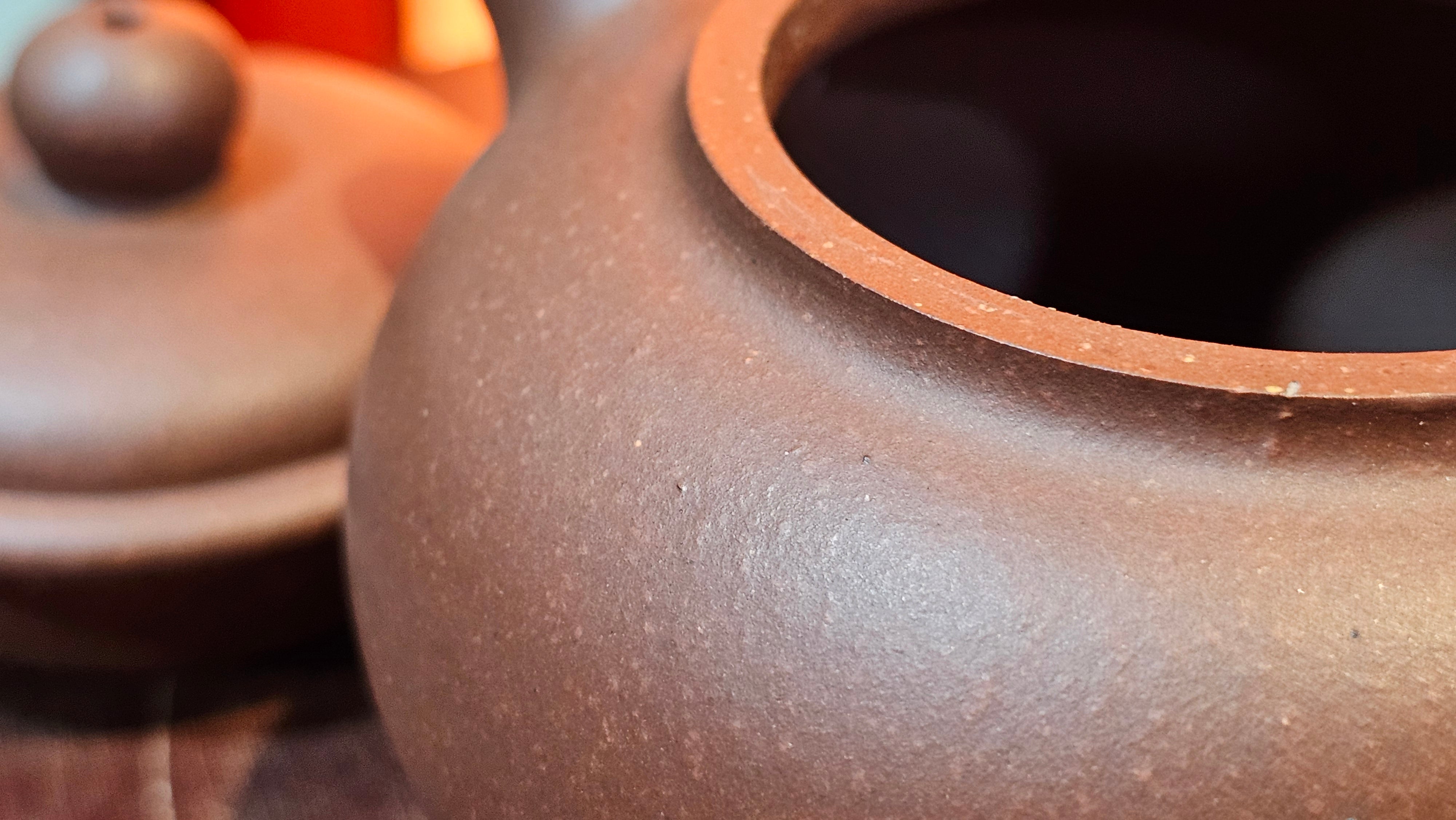 Xuan Zhu Hu 玄珠壶, 140.1ml, Zi Ni 紫泥, by our Craftsman Fan Xiao Zhi 范小智 ~ Congratulations!to Mr A.D., 1954hrs 9th Sept 2025, Old Bridge, NJ!