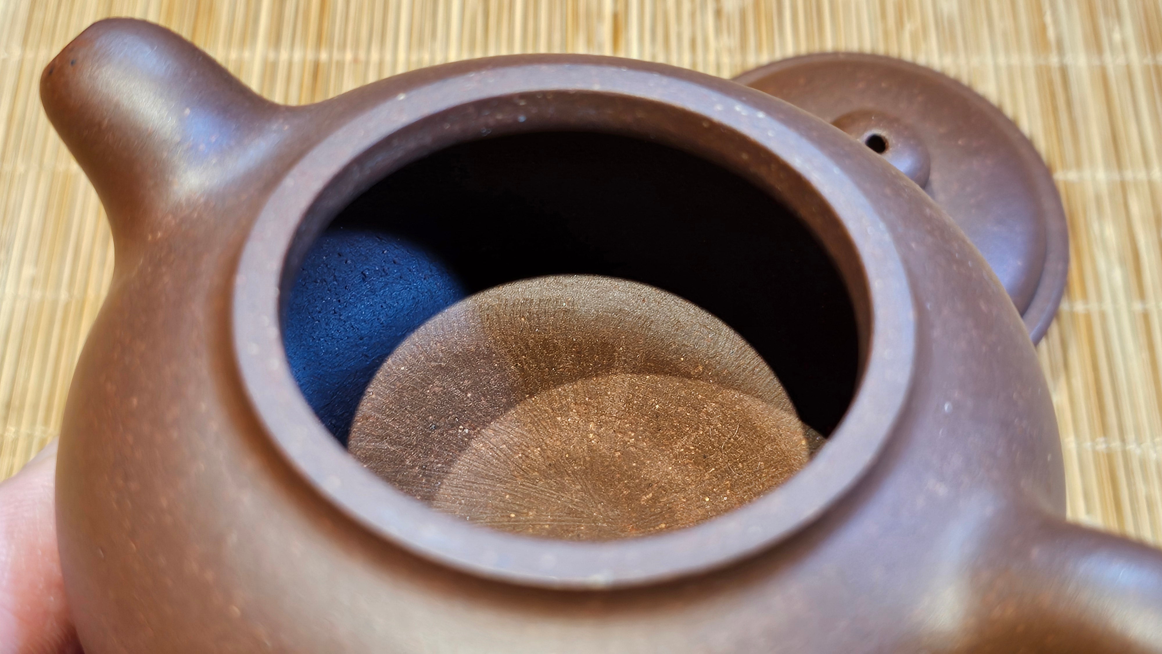 Xuan Zhu Hu 玄珠壶, 140.1ml, Zi Ni 紫泥, by our Craftsman Fan Xiao Zhi 范小智 ~ Congratulations!to Mr A.D., 1954hrs 9th Sept 2025, Old Bridge, NJ!