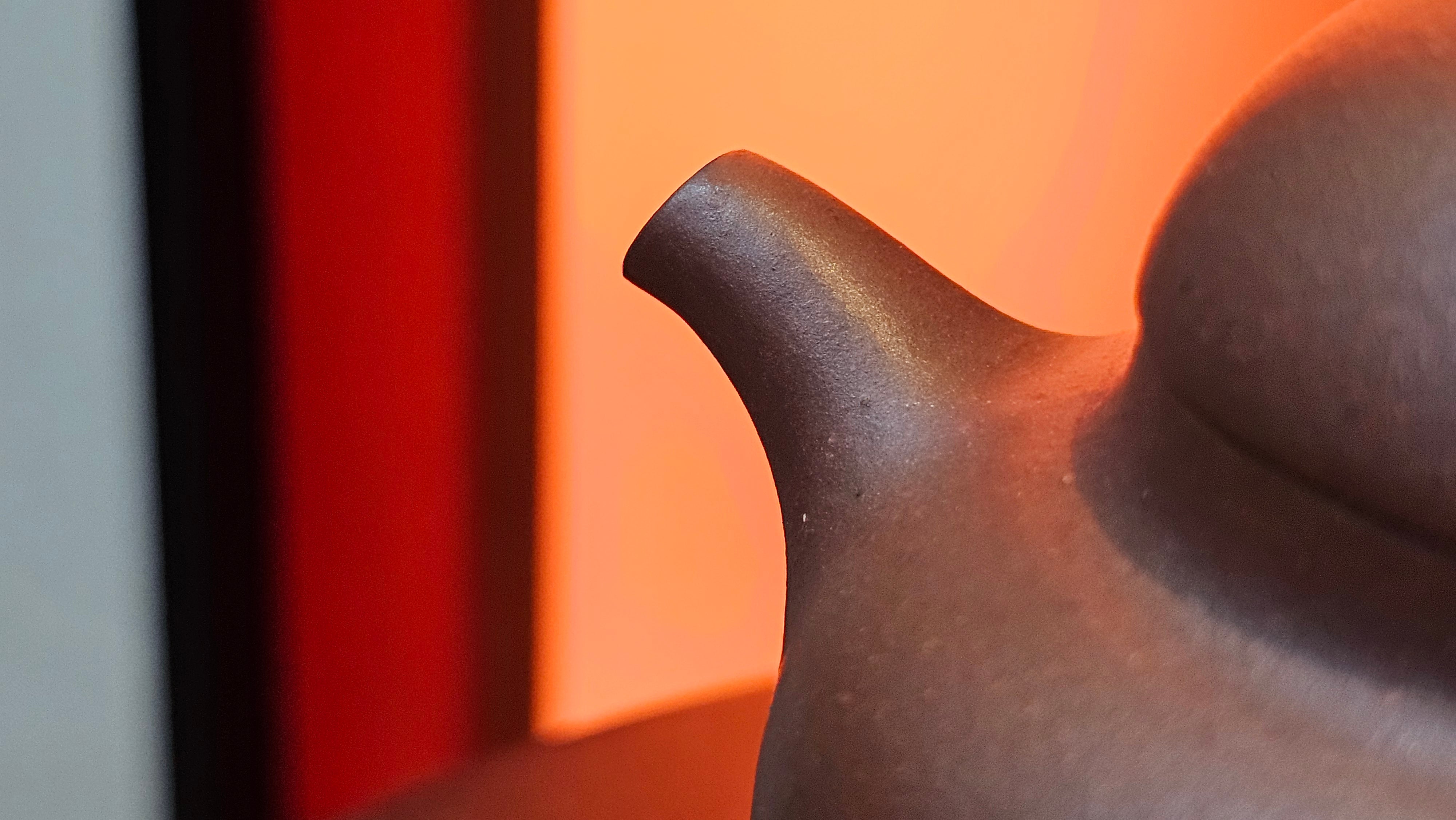 Gao Pan 高番, 136.1ml (very well-weighted bottom, stable!), Zi Ni (Low Sieve Count) 紫泥(低目数), by our Craftsman Fan Xiao Zhi 范小智 ~!Congratulations to!Ms N.S., 1608hrs 24th Sept 2025, Los Angeles, CA!