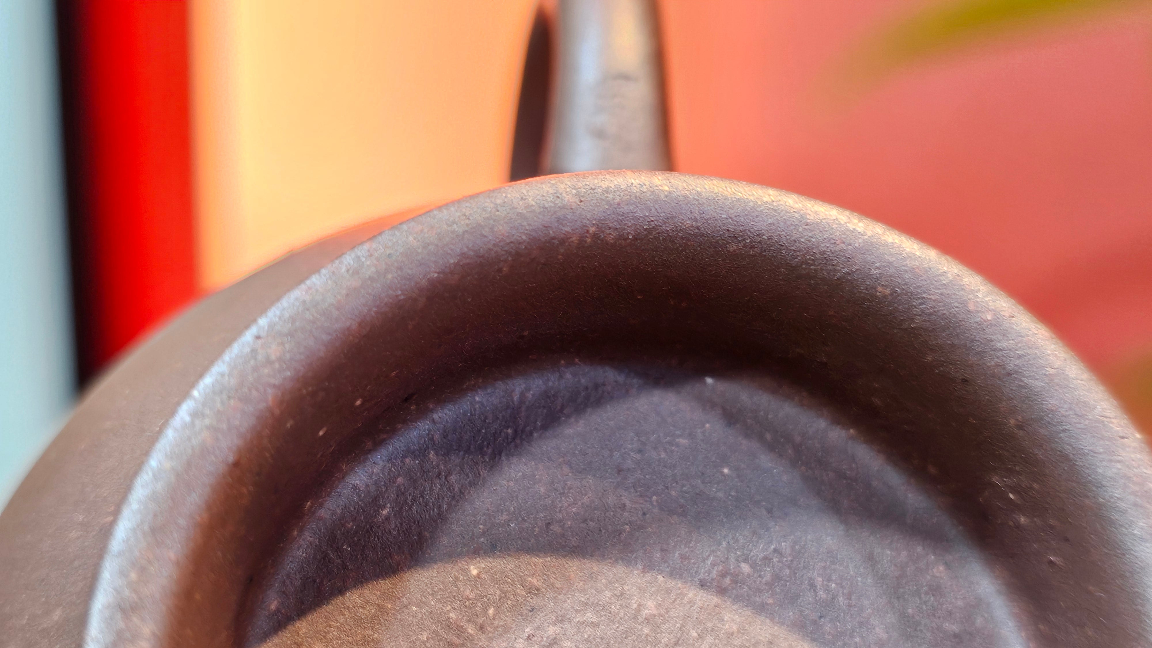 Gao Pan 高番, 136.1ml (very well-weighted bottom, stable!), Zi Ni (Low Sieve Count) 紫泥(低目数), by our Craftsman Fan Xiao Zhi 范小智 ~!Congratulations to!Ms N.S., 1608hrs 24th Sept 2025, Los Angeles, CA!