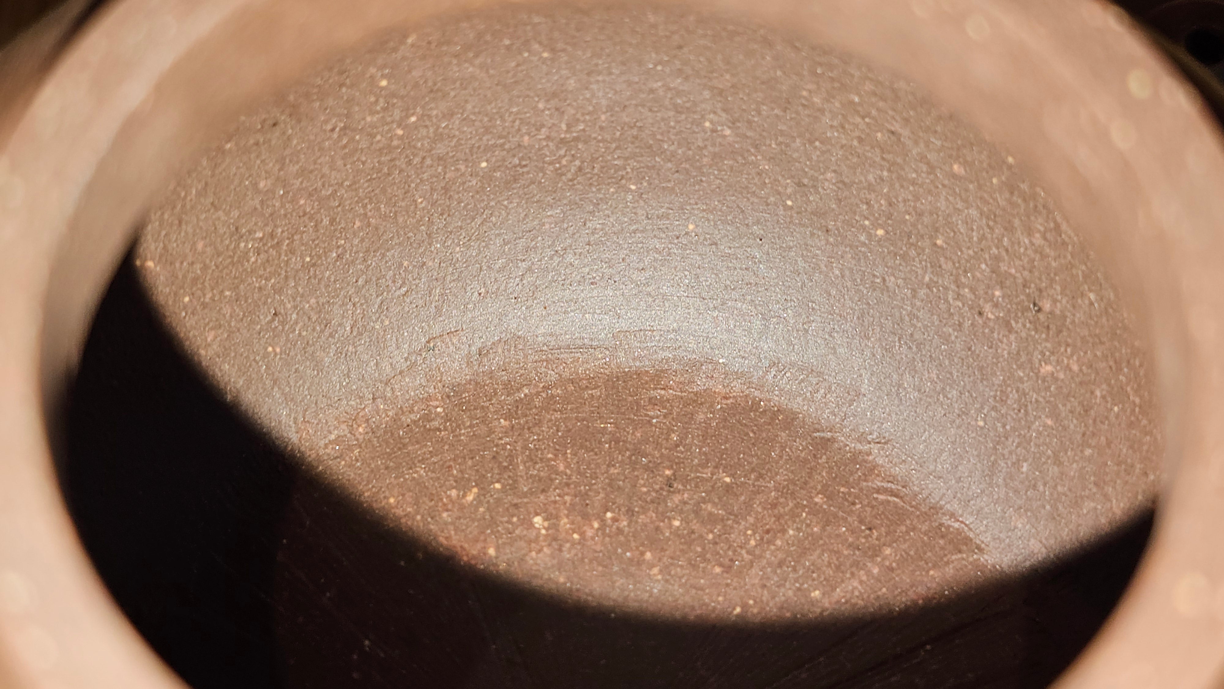 Gao Pan 高番, 136.1ml (very well-weighted bottom, stable!), Zi Ni (Low Sieve Count) 紫泥(低目数), by our Craftsman Fan Xiao Zhi 范小智 ~!Congratulations to!Ms N.S., 1608hrs 24th Sept 2025, Los Angeles, CA!