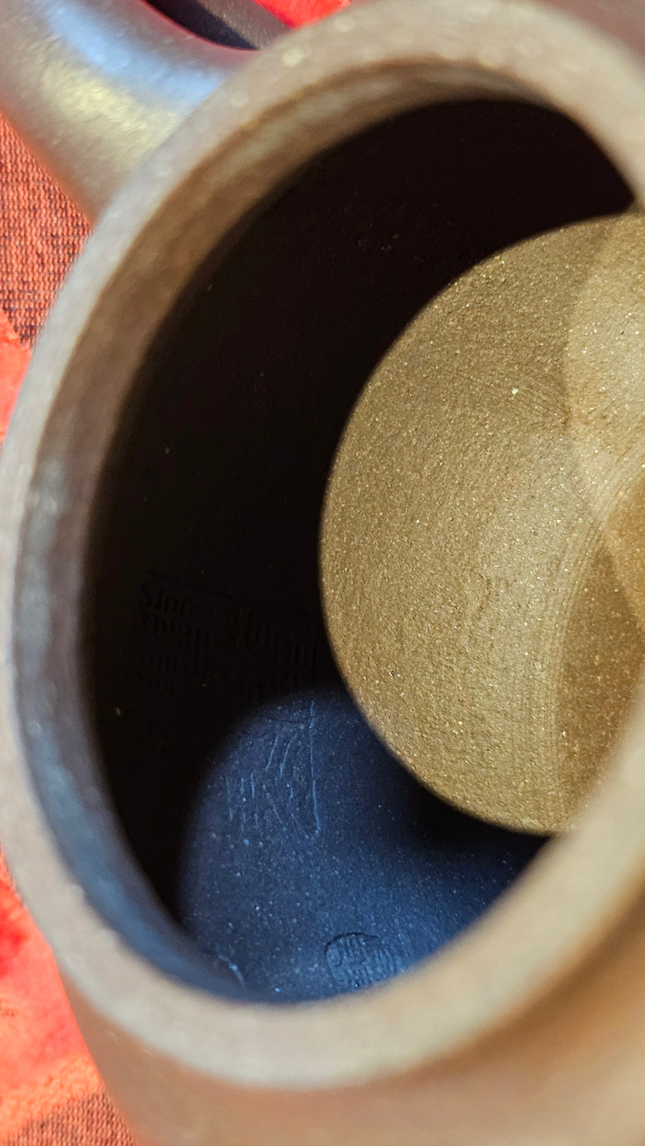 Commissioned ZiSha Work, 220.3ml, Lian Zi 莲子, by Senior Master Cao Lan Fang 曹兰芳, Engraving of Orchids 兰花刻绘 by Senior Master Artist Jiang Hui 蒋惠, Calligraphy Engraving specially by Master Wang Chao Peng 王超鹏~COMPLETED!and CONGRATULATIONS to Mr J.L., TX.