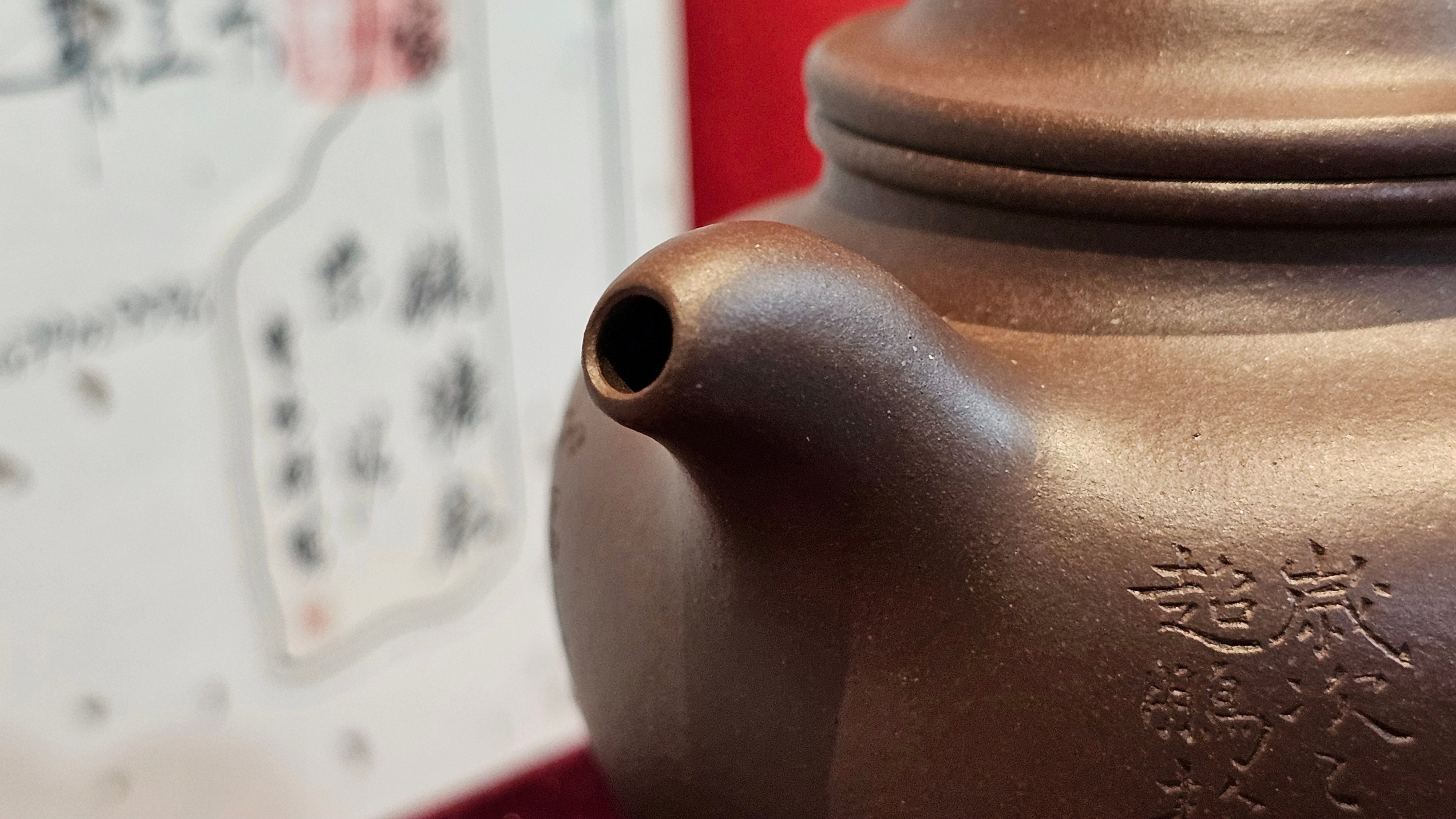 Commissioned ZiSha Work, 220.3ml, Lian Zi 莲子, by Senior Master Cao Lan Fang 曹兰芳, Engraving of Orchids 兰花刻绘 by Senior Master Artist Jiang Hui 蒋惠, Calligraphy Engraving specially by Master Wang Chao Peng 王超鹏~COMPLETED!and CONGRATULATIONS to Mr J.L., TX.