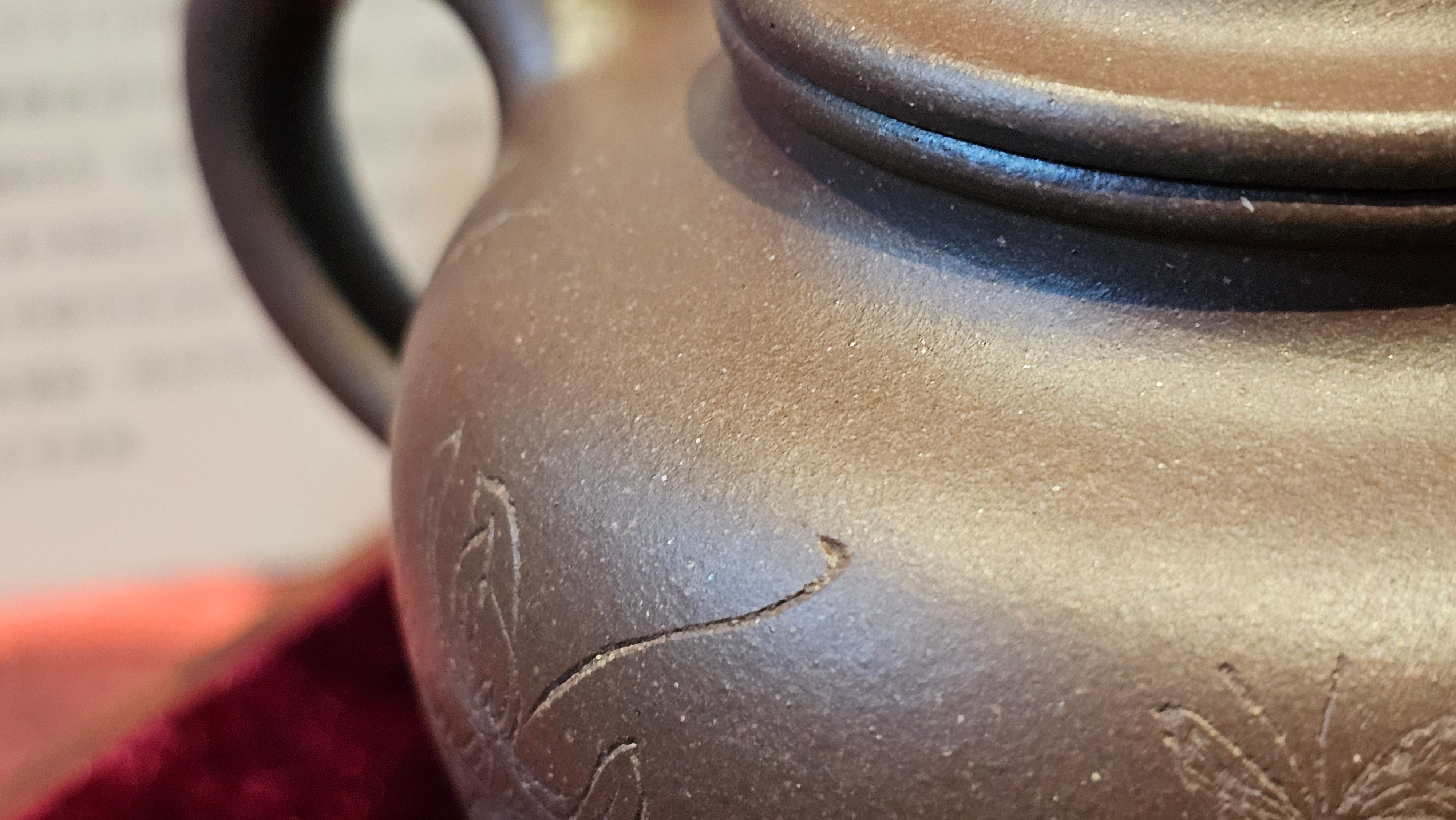 Commissioned ZiSha Work, 220.3ml, Lian Zi 莲子, by Senior Master Cao Lan Fang 曹兰芳, Engraving of Orchids 兰花刻绘 by Senior Master Artist Jiang Hui 蒋惠, Calligraphy Engraving specially by Master Wang Chao Peng 王超鹏~COMPLETED!and CONGRATULATIONS to Mr J.L., TX.