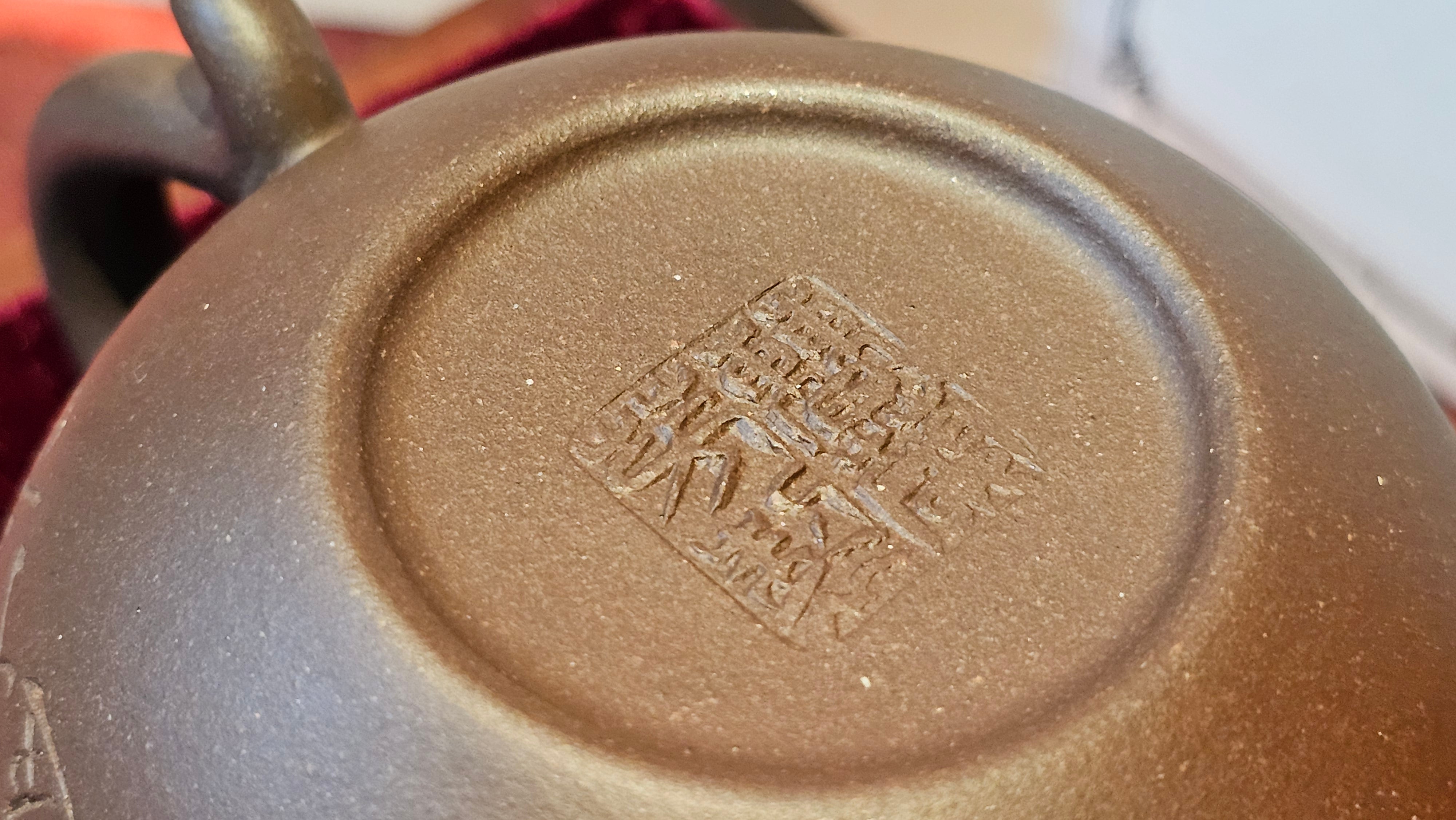 Commissioned ZiSha Work, 220.3ml, Lian Zi 莲子, by Senior Master Cao Lan Fang 曹兰芳, Engraving of Orchids 兰花刻绘 by Senior Master Artist Jiang Hui 蒋惠, Calligraphy Engraving specially by Master Wang Chao Peng 王超鹏~COMPLETED!and CONGRATULATIONS to Mr J.L., TX.