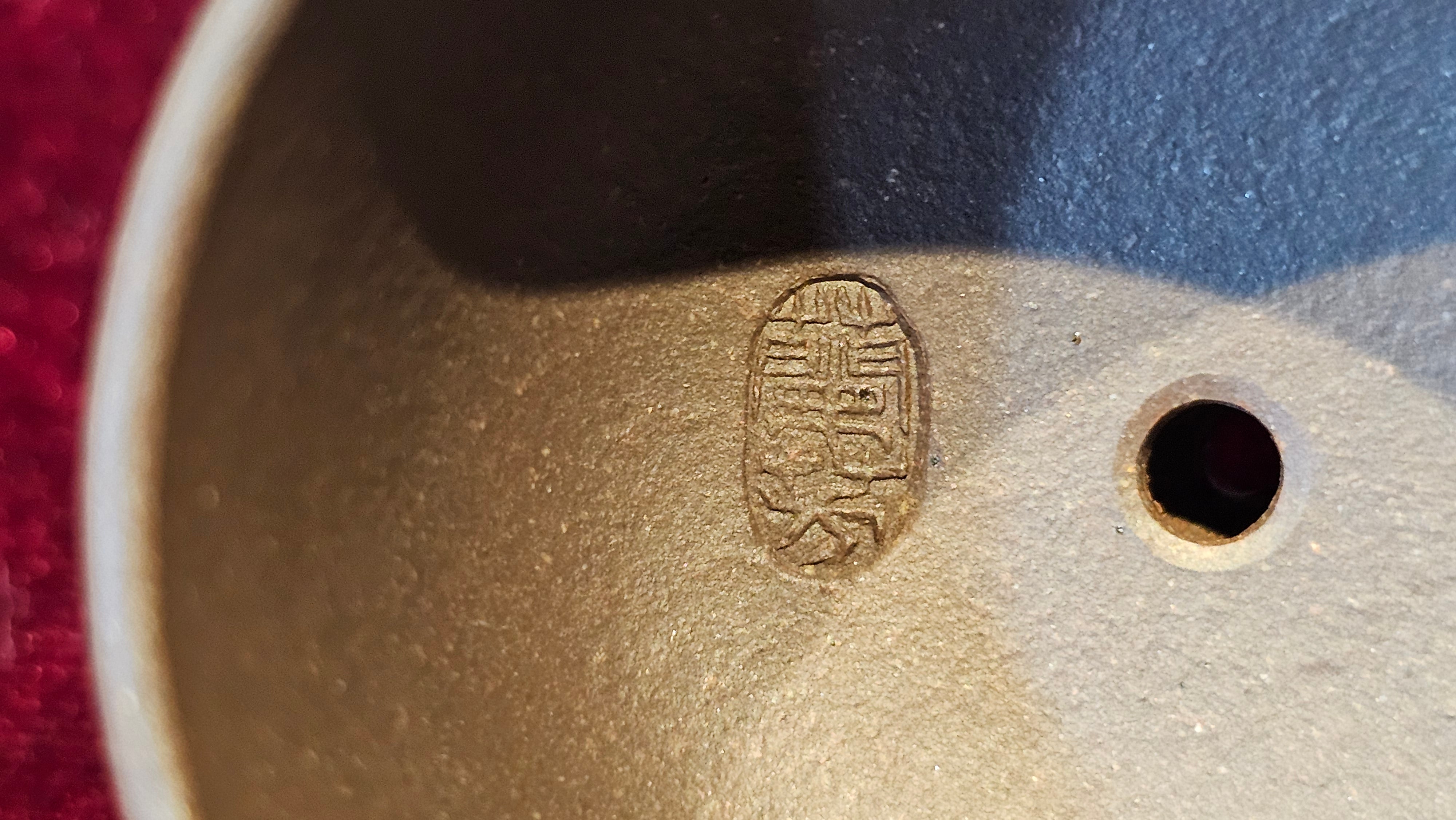 Commissioned ZiSha Work, 220.3ml, Lian Zi 莲子, by Senior Master Cao Lan Fang 曹兰芳, Engraving of Orchids 兰花刻绘 by Senior Master Artist Jiang Hui 蒋惠, Calligraphy Engraving specially by Master Wang Chao Peng 王超鹏~COMPLETED!and CONGRATULATIONS to Mr J.L., TX.