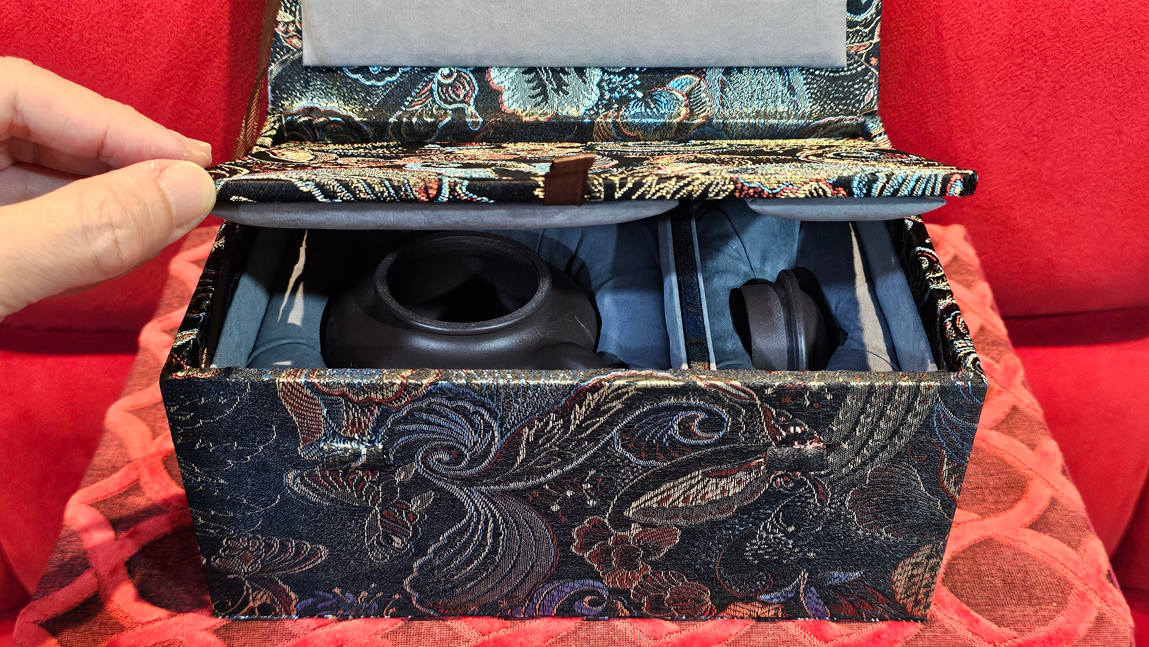 Commissioned ZiSha Work, 220.3ml, Lian Zi 莲子, by Senior Master Cao Lan Fang 曹兰芳, Engraving of Orchids 兰花刻绘 by Senior Master Artist Jiang Hui 蒋惠, Calligraphy Engraving specially by Master Wang Chao Peng 王超鹏~COMPLETED!and CONGRATULATIONS to Mr J.L., TX.