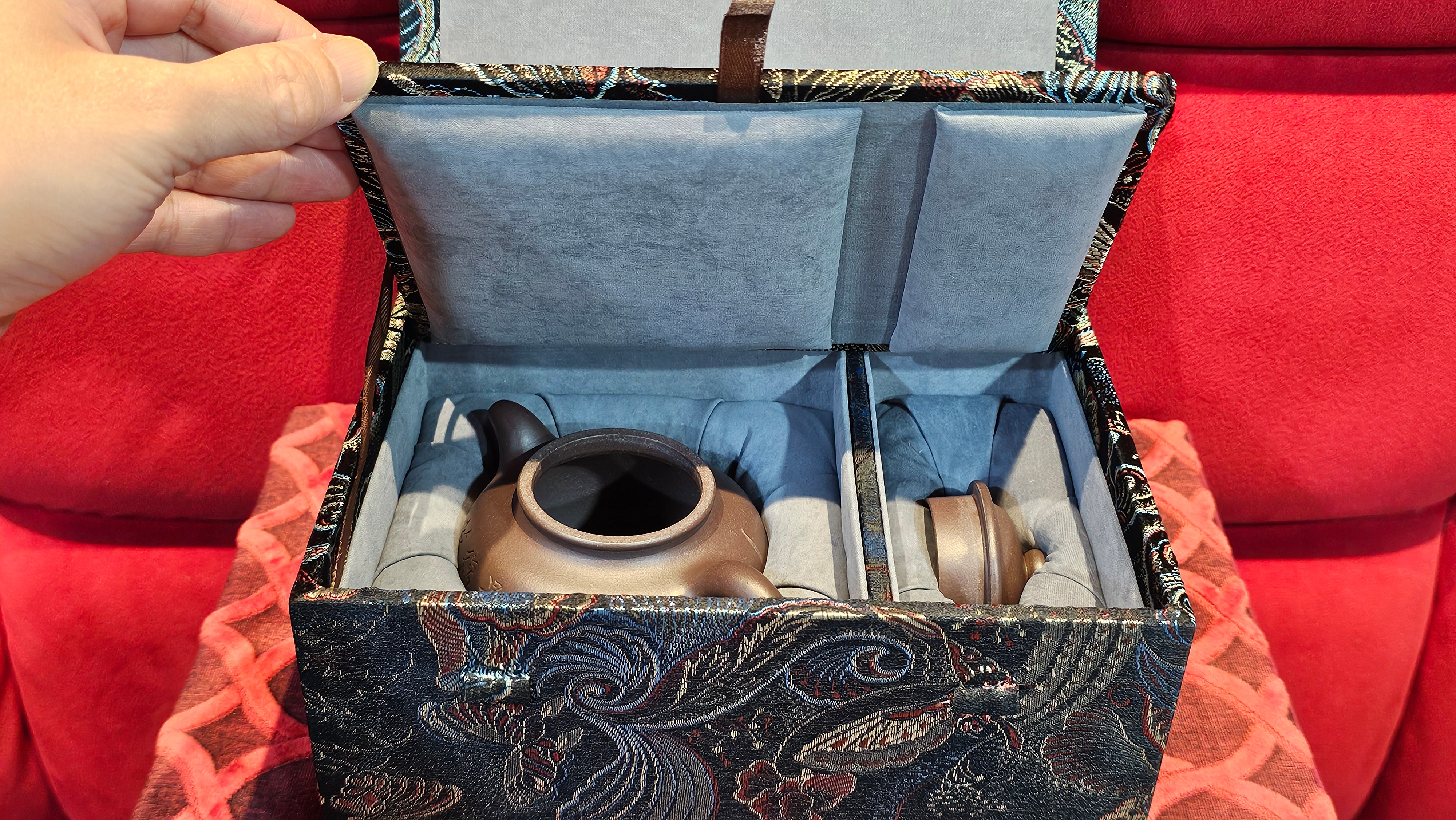 Commissioned ZiSha Work, 220.3ml, Lian Zi 莲子, by Senior Master Cao Lan Fang 曹兰芳, Engraving of Orchids 兰花刻绘 by Senior Master Artist Jiang Hui 蒋惠, Calligraphy Engraving specially by Master Wang Chao Peng 王超鹏~COMPLETED!and CONGRATULATIONS to Mr J.L., TX.