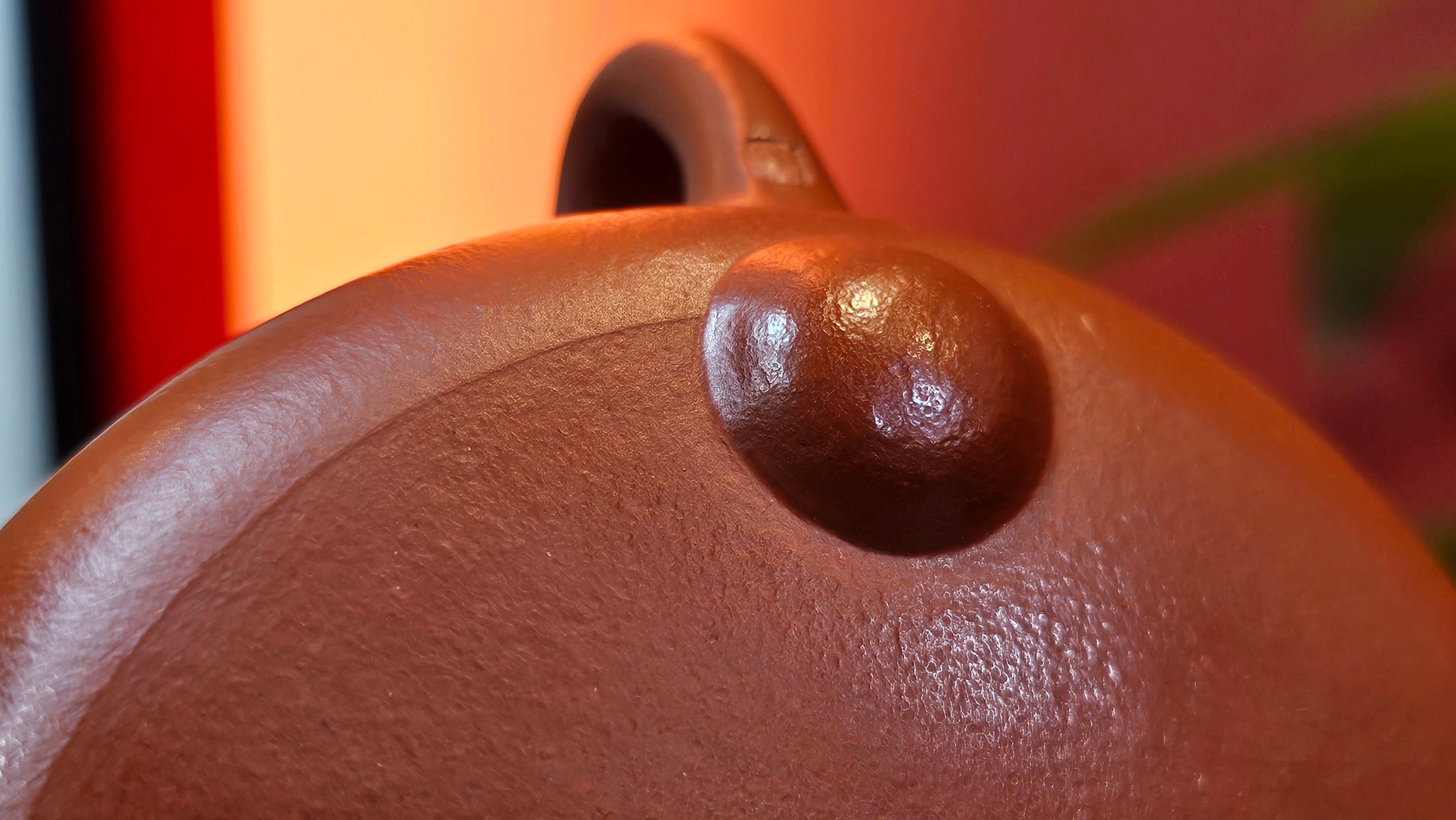 Jing Zhou Shi Piao 景舟石瓢, 243.3ml, Xiao Mei Yao Zhu Ni 小煤窑朱泥, by Craftsman Wang Xing 王兴 ~!Congratulations to Prof K.D.! 0749hrs 11th Sept 2025, San Jose, CA!