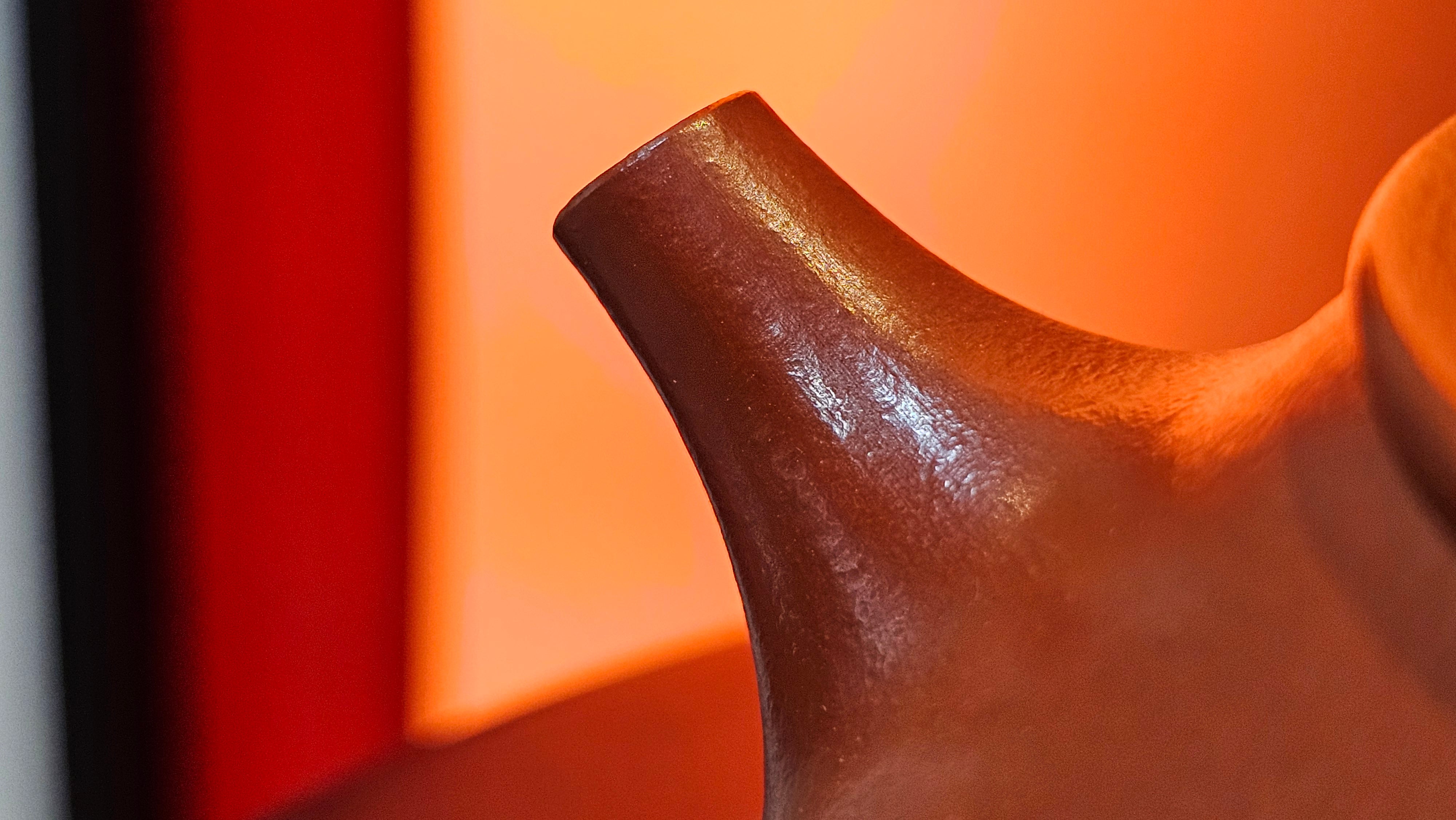 Jing Zhou Shi Piao 景舟石瓢, 243.3ml, Xiao Mei Yao Zhu Ni 小煤窑朱泥, by Craftsman Wang Xing 王兴 ~!Congratulations to Prof K.D.! 0749hrs 11th Sept 2025, San Jose, CA!