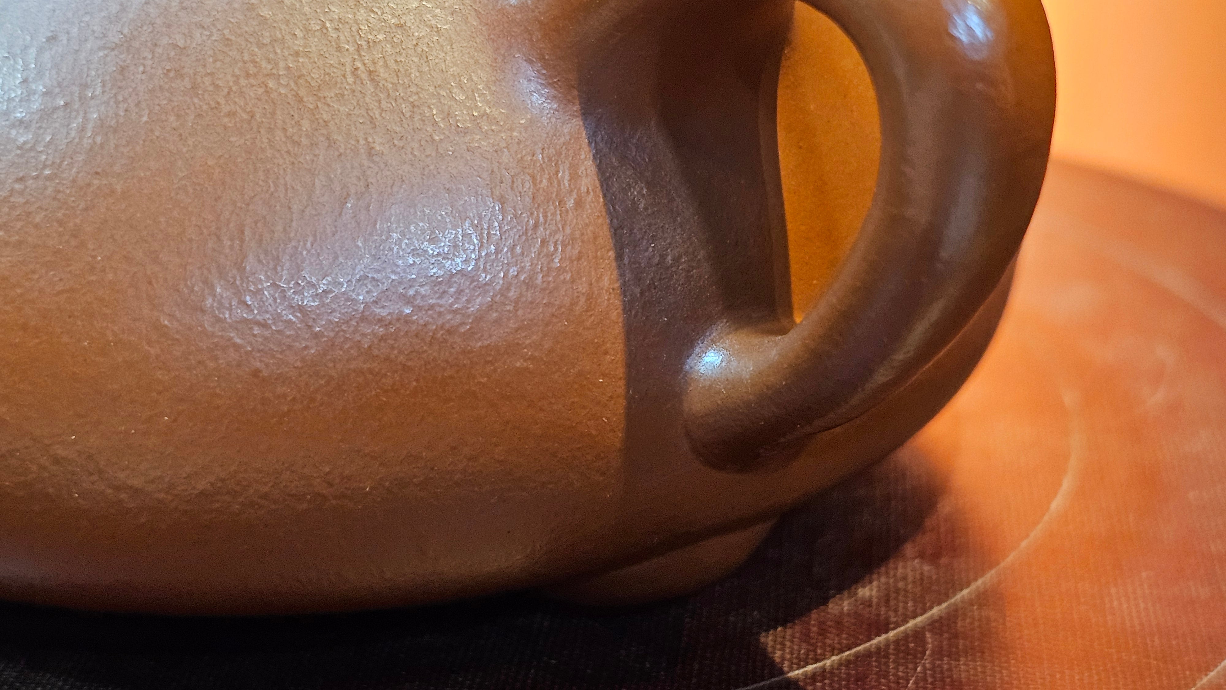 Jing Zhou Shi Piao 景舟石瓢, 243.3ml, Xiao Mei Yao Zhu Ni 小煤窑朱泥, by Craftsman Wang Xing 王兴 ~!Congratulations to Prof K.D.! 0749hrs 11th Sept 2025, San Jose, CA!