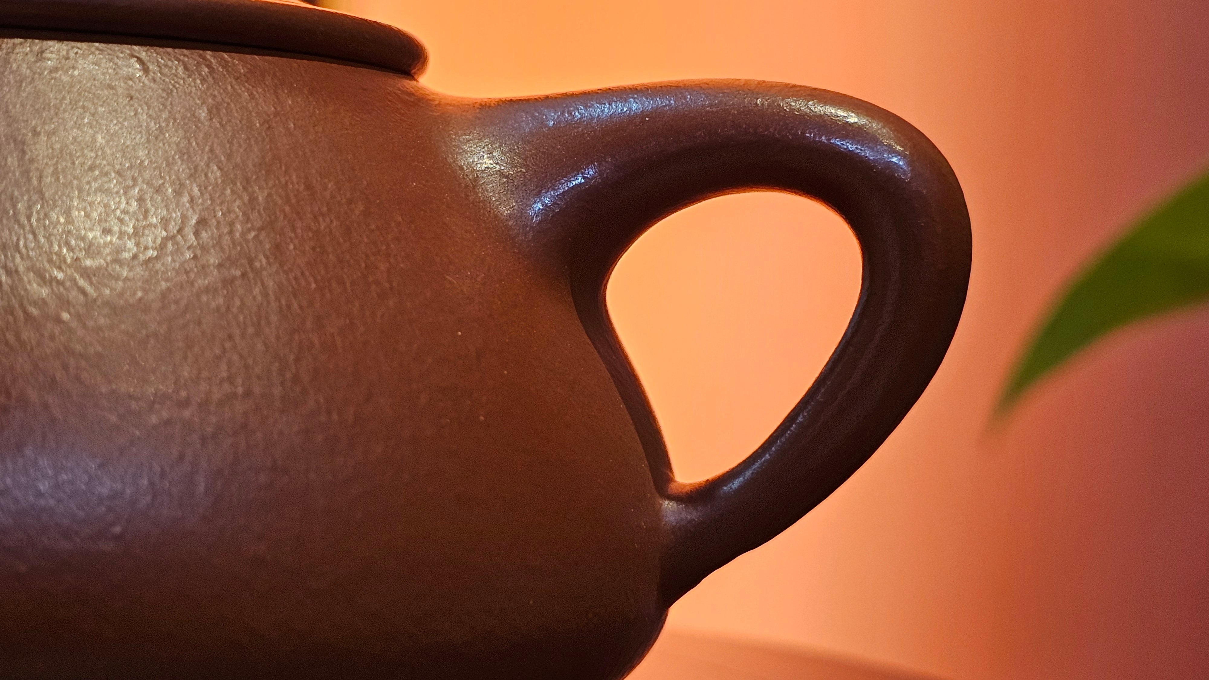 Jing Zhou Shi Piao 景舟石瓢, 243.3ml, Xiao Mei Yao Zhu Ni 小煤窑朱泥, by Craftsman Wang Xing 王兴 ~!Congratulations to Prof K.D.! 0749hrs 11th Sept 2025, San Jose, CA!