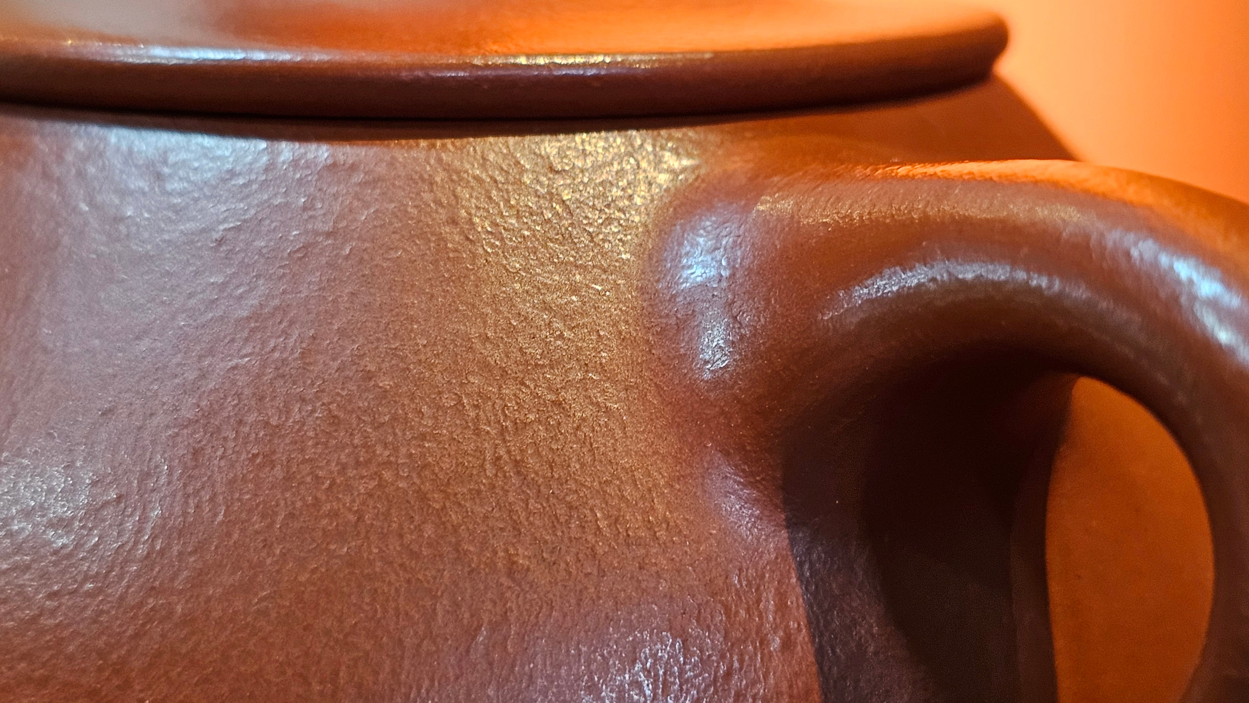 Jing Zhou Shi Piao 景舟石瓢, 243.3ml, Xiao Mei Yao Zhu Ni 小煤窑朱泥, by Craftsman Wang Xing 王兴 ~!Congratulations to Prof K.D.! 0749hrs 11th Sept 2025, San Jose, CA!