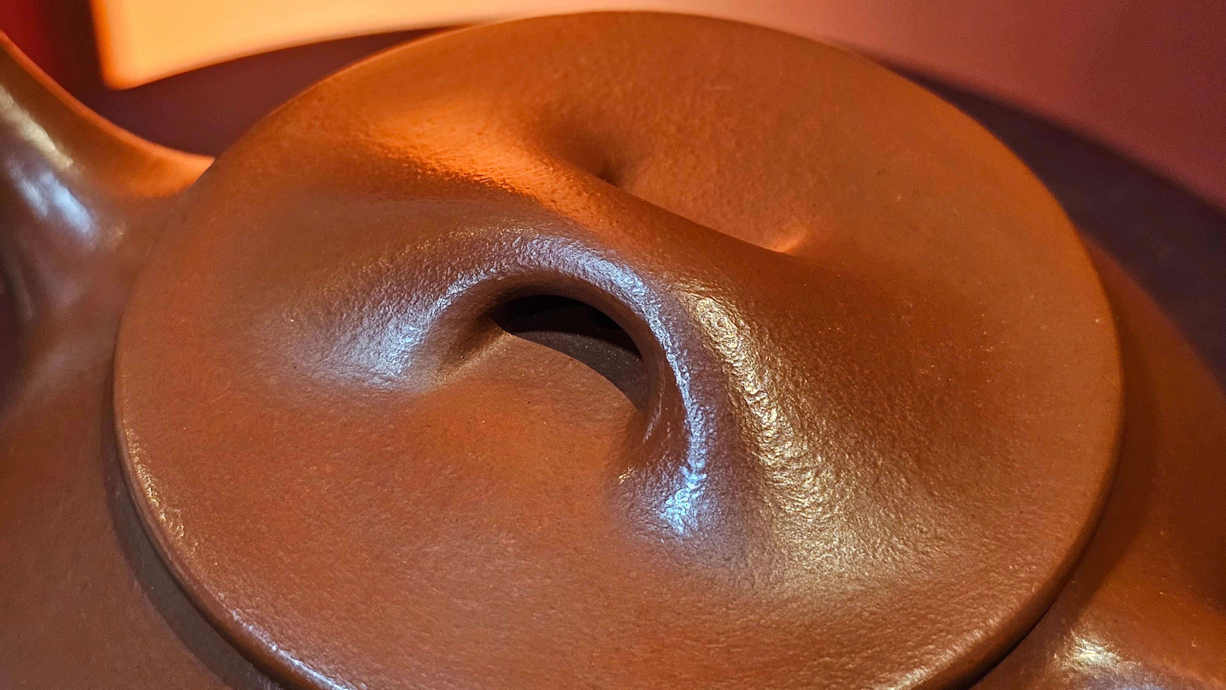 Jing Zhou Shi Piao 景舟石瓢, 243.3ml, Xiao Mei Yao Zhu Ni 小煤窑朱泥, by Craftsman Wang Xing 王兴 ~!Congratulations to Prof K.D.! 0749hrs 11th Sept 2025, San Jose, CA!