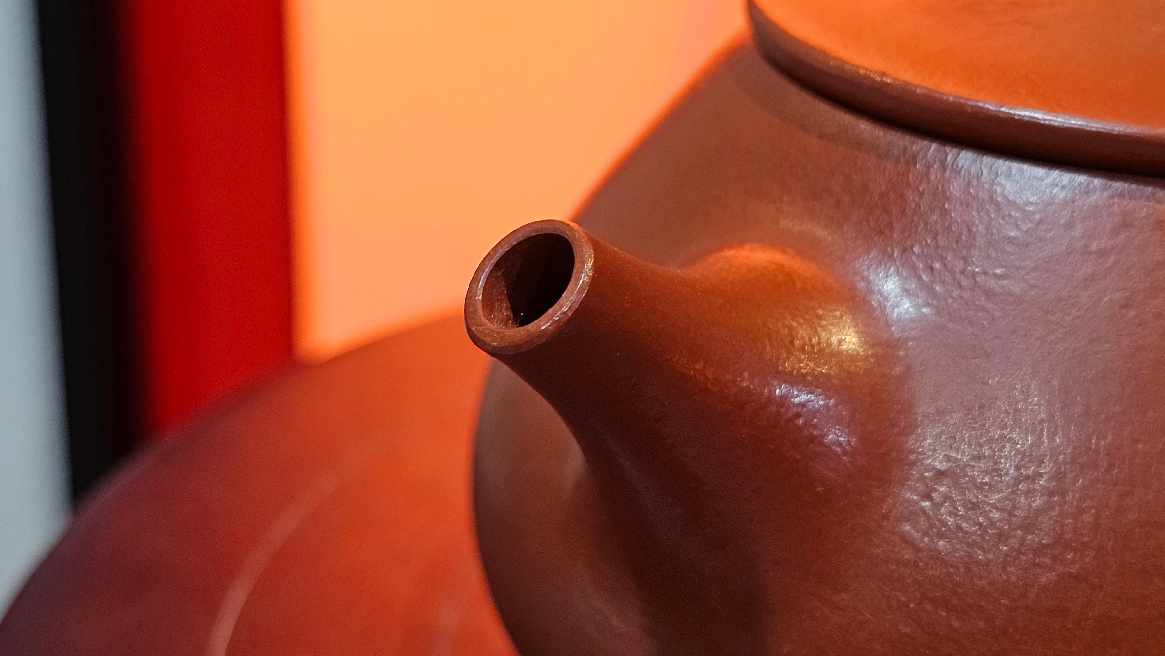 Jing Zhou Shi Piao 景舟石瓢, 243.3ml, Xiao Mei Yao Zhu Ni 小煤窑朱泥, by Craftsman Wang Xing 王兴 ~!Congratulations to Prof K.D.! 0749hrs 11th Sept 2025, San Jose, CA!