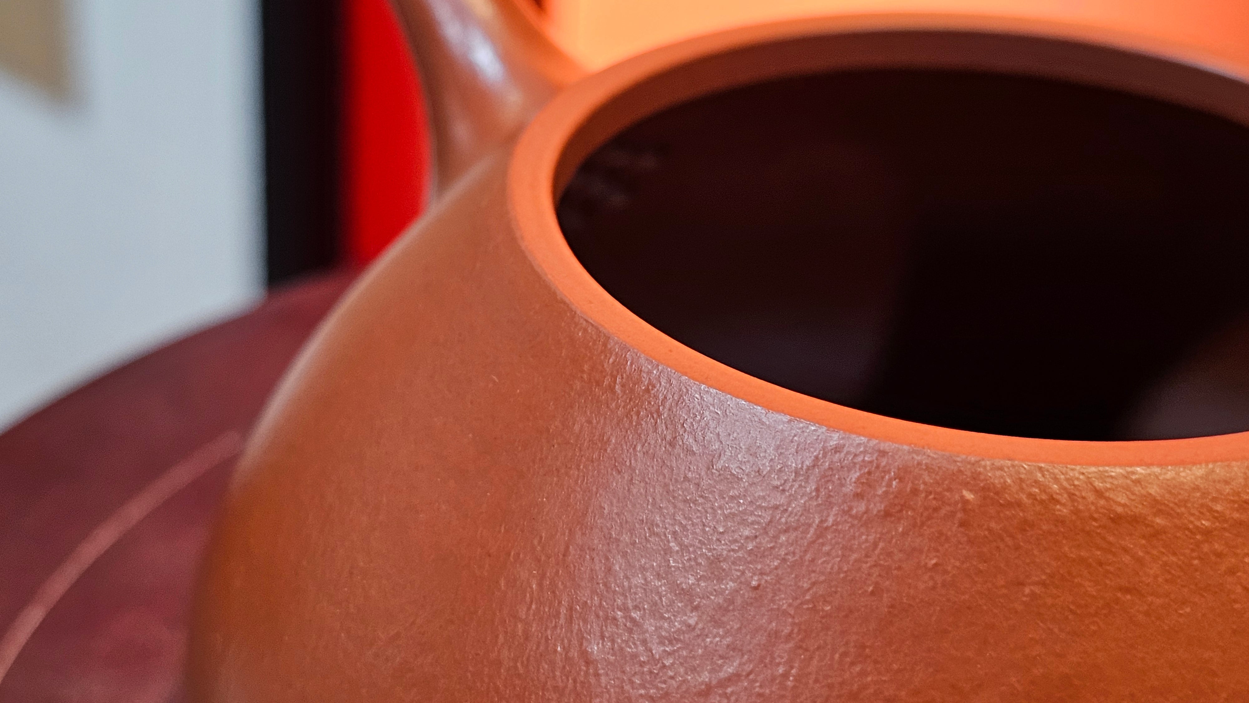 Jing Zhou Shi Piao 景舟石瓢, 243.3ml, Xiao Mei Yao Zhu Ni 小煤窑朱泥, by Craftsman Wang Xing 王兴 ~!Congratulations to Prof K.D.! 0749hrs 11th Sept 2025, San Jose, CA!