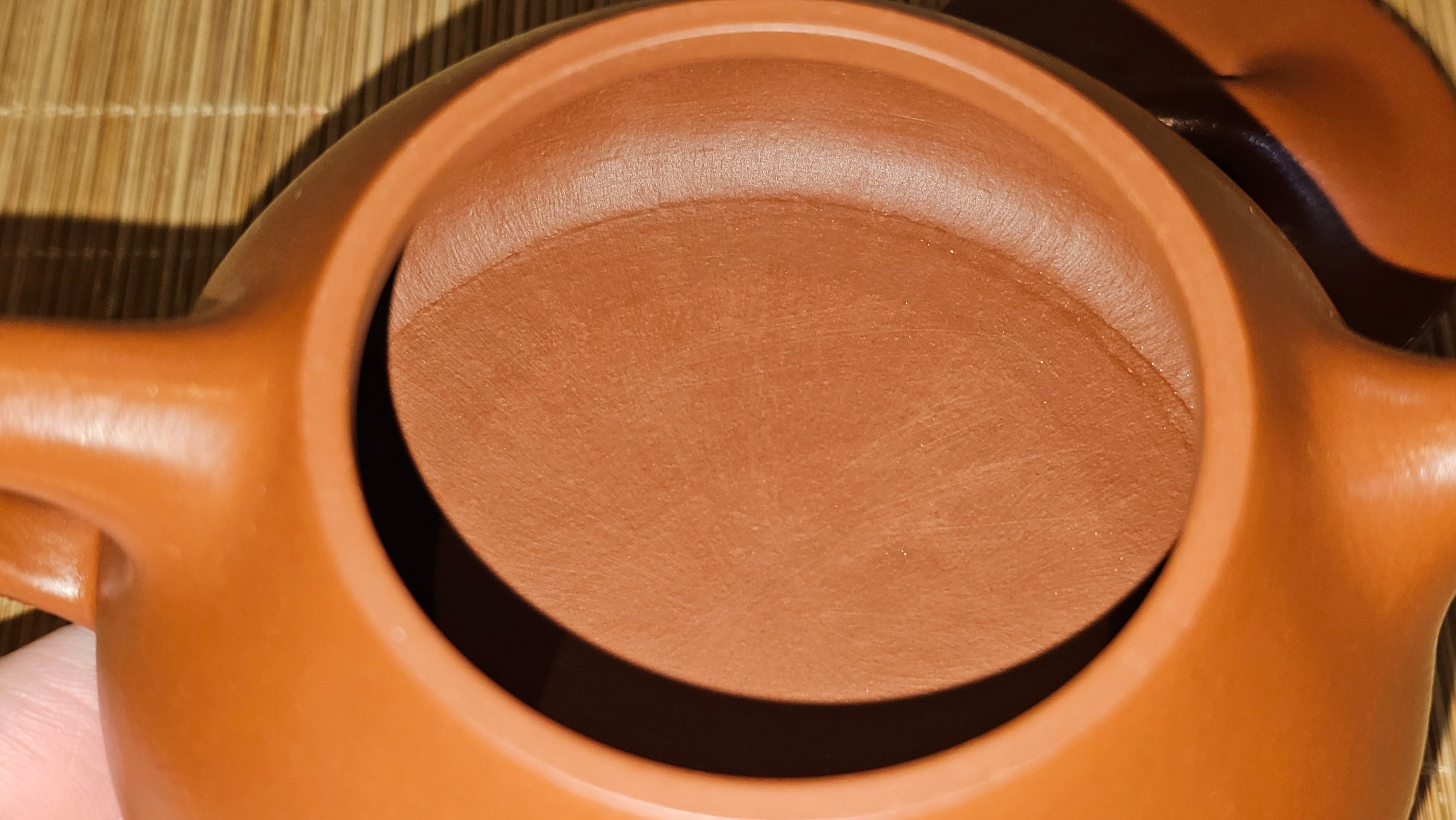 Jing Zhou Shi Piao 景舟石瓢, 243.3ml, Xiao Mei Yao Zhu Ni 小煤窑朱泥, by Craftsman Wang Xing 王兴 ~!Congratulations to Prof K.D.! 0749hrs 11th Sept 2025, San Jose, CA!