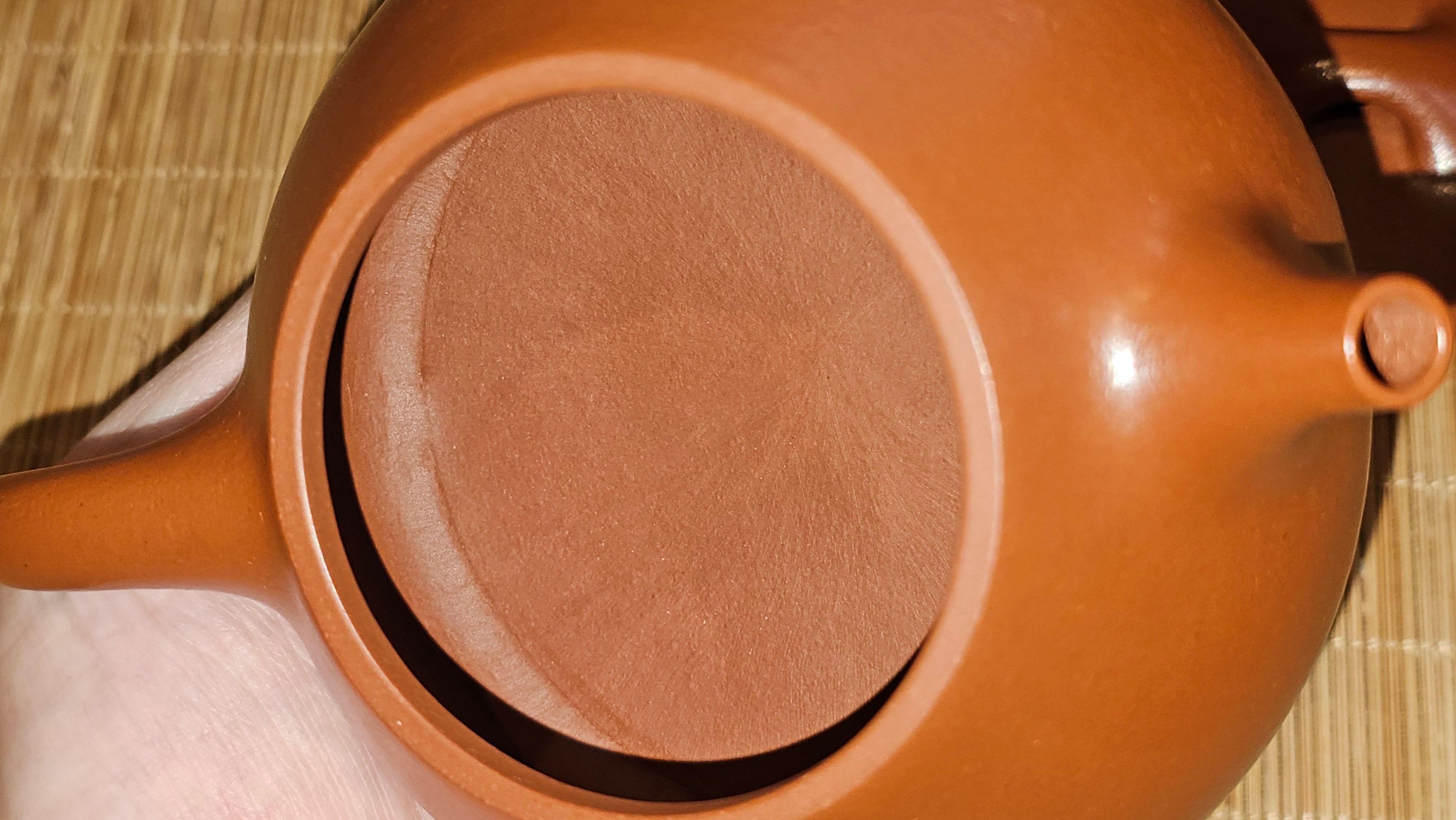 Jing Zhou Shi Piao 景舟石瓢, 243.3ml, Xiao Mei Yao Zhu Ni 小煤窑朱泥, by Craftsman Wang Xing 王兴 ~!Congratulations to Prof K.D.! 0749hrs 11th Sept 2025, San Jose, CA!