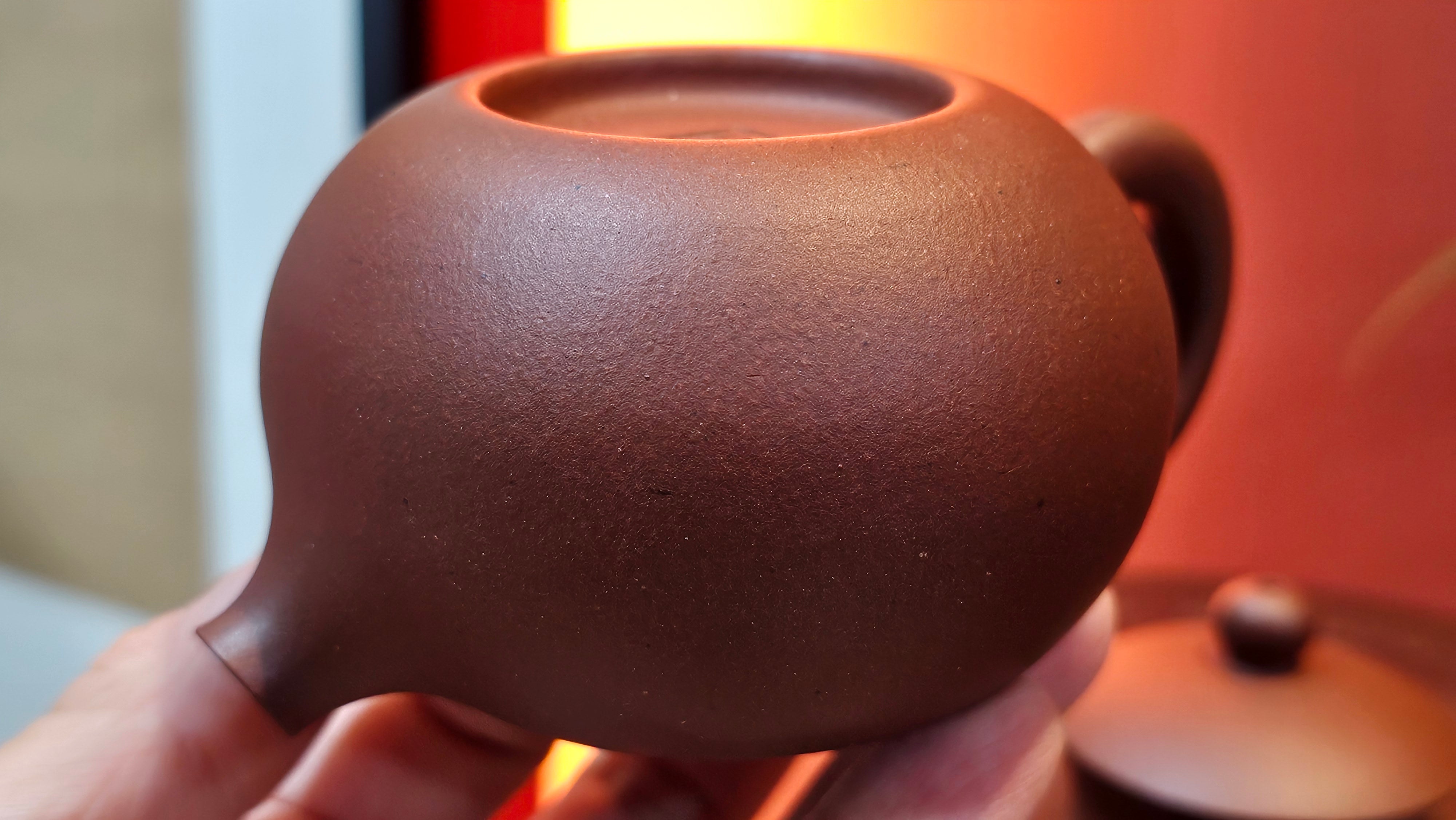 Xi Shi 西施, 146.9ml, Di Cao Qing Zi Ni 底槽青紫泥, by Craftsman Gu Xiao Ming 顾小明 ~!Congratulations to Mr A.A., 0617hrs!5th Oct 2025, Port Franks! Canada🇨🇦!