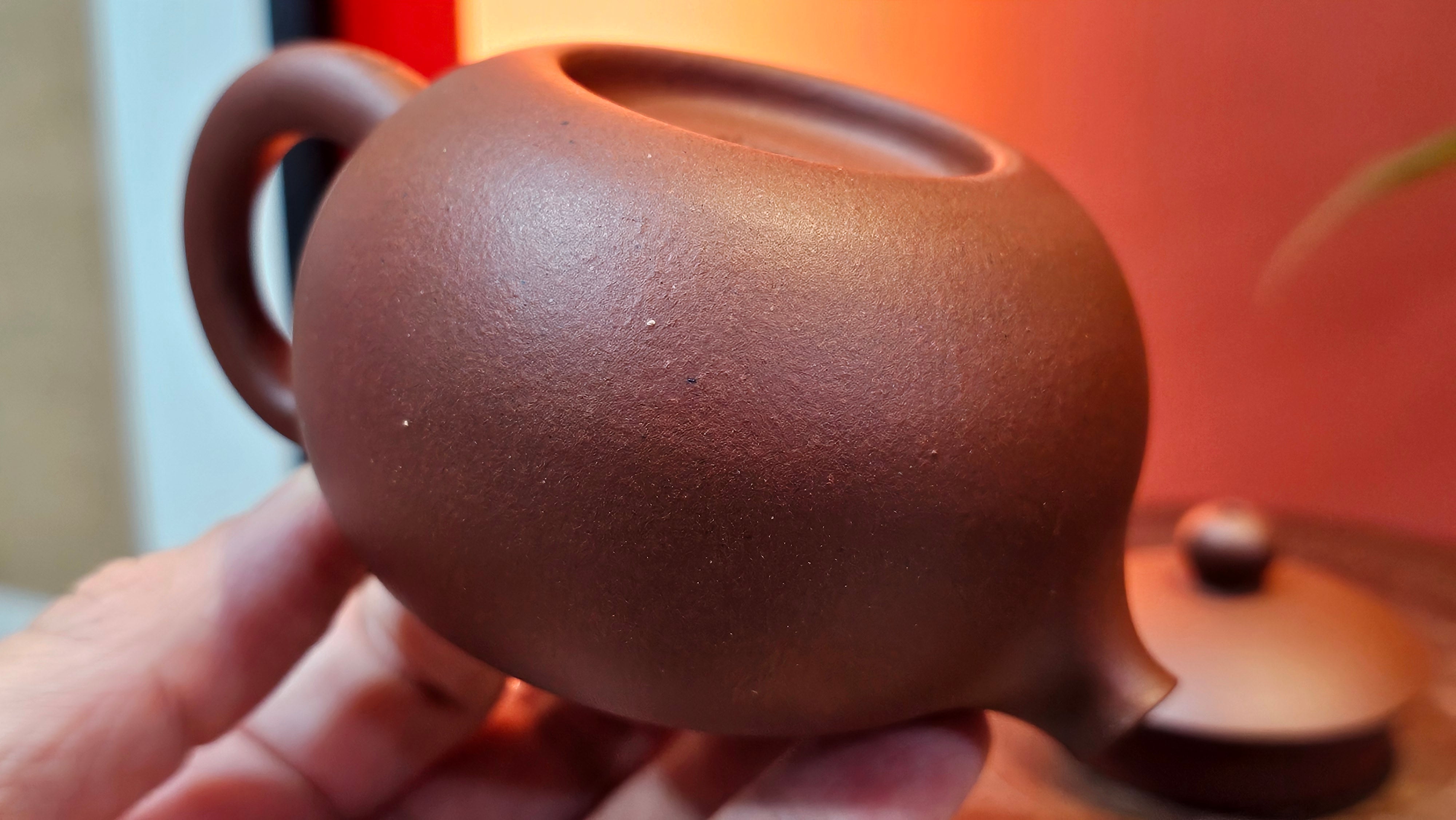 Xi Shi 西施, 146.9ml, Di Cao Qing Zi Ni 底槽青紫泥, by Craftsman Gu Xiao Ming 顾小明 ~!Congratulations to Mr A.A., 0617hrs!5th Oct 2025, Port Franks! Canada🇨🇦!