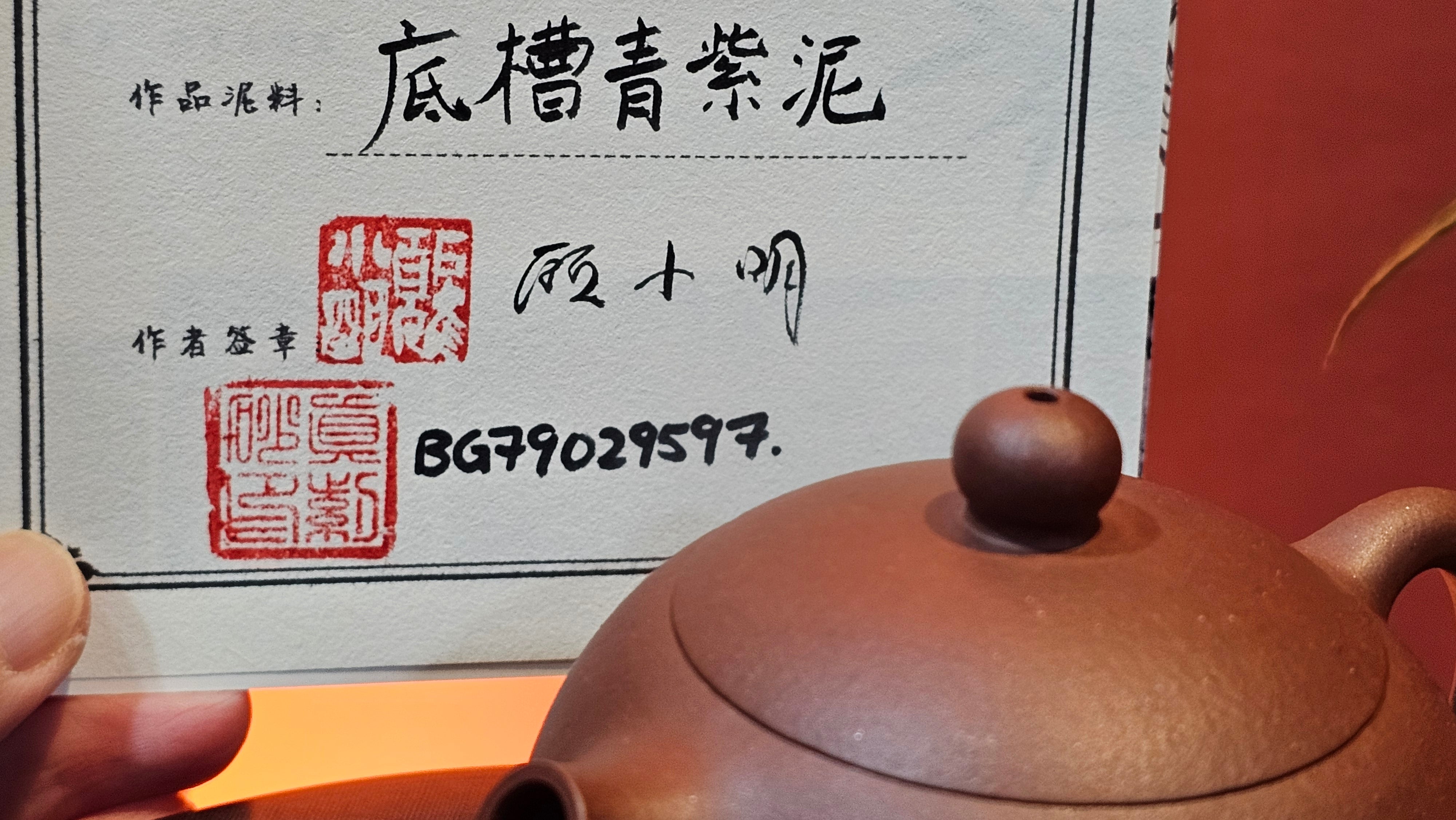 Xi Shi 西施, 146.9ml, Di Cao Qing Zi Ni 底槽青紫泥, by Craftsman Gu Xiao Ming 顾小明 ~!Congratulations to Mr A.A., 0617hrs!5th Oct 2025, Port Franks! Canada🇨🇦!