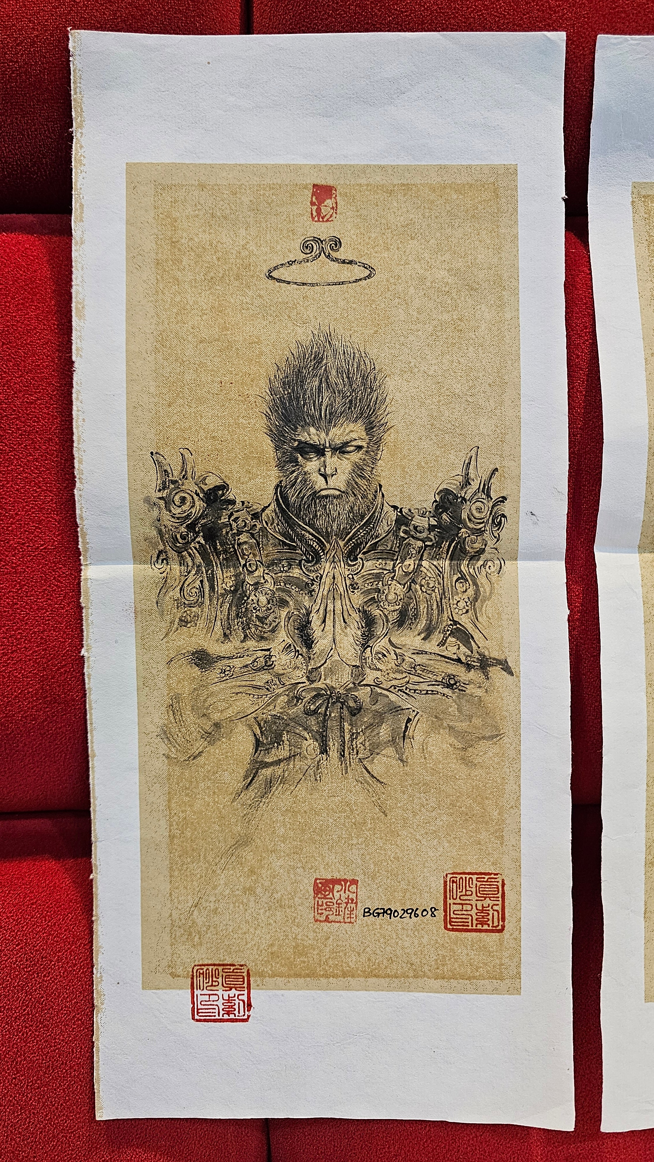 Commissioned work for Mr D.H.:《四方博古》Si Fang Bo Gu, 551.0ml, 底槽青, by Senior Consummate Master Yuan Hui, & Realism Engraving by Master Yi Dian 一颠 with Gameplay BMW's The Great Sage theme ~ COMPLETED & CONGRATULATIONS! to Mr D.H., Baldwin Park, CA.