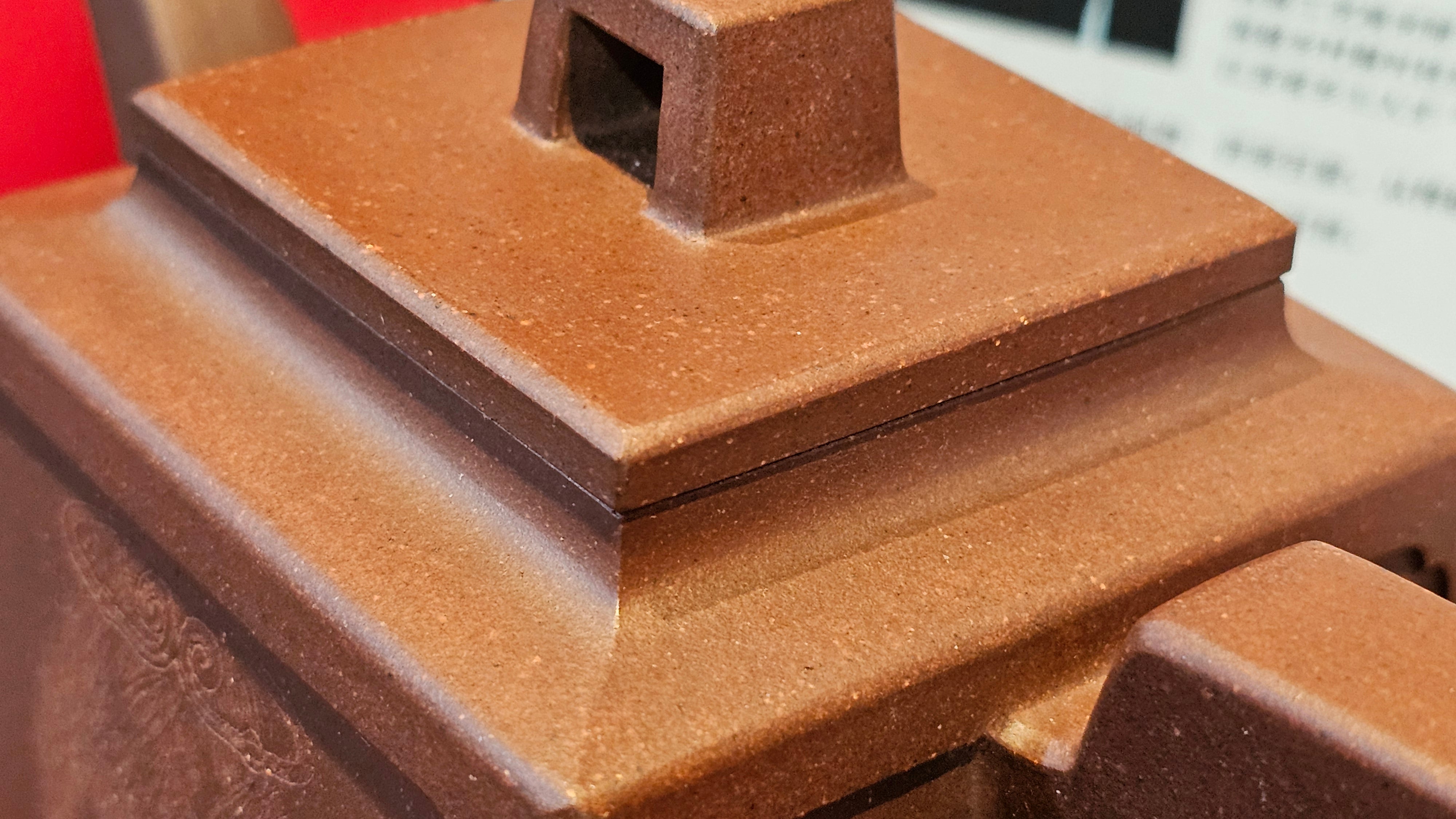 Commissioned work for Mr D.H.:《四方博古》Si Fang Bo Gu, 551.0ml, 底槽青, by Senior Consummate Master Yuan Hui, & Realism Engraving by Master Yi Dian 一颠 with Gameplay BMW's The Great Sage theme ~ COMPLETED & CONGRATULATIONS! to Mr D.H., Baldwin Park, CA.