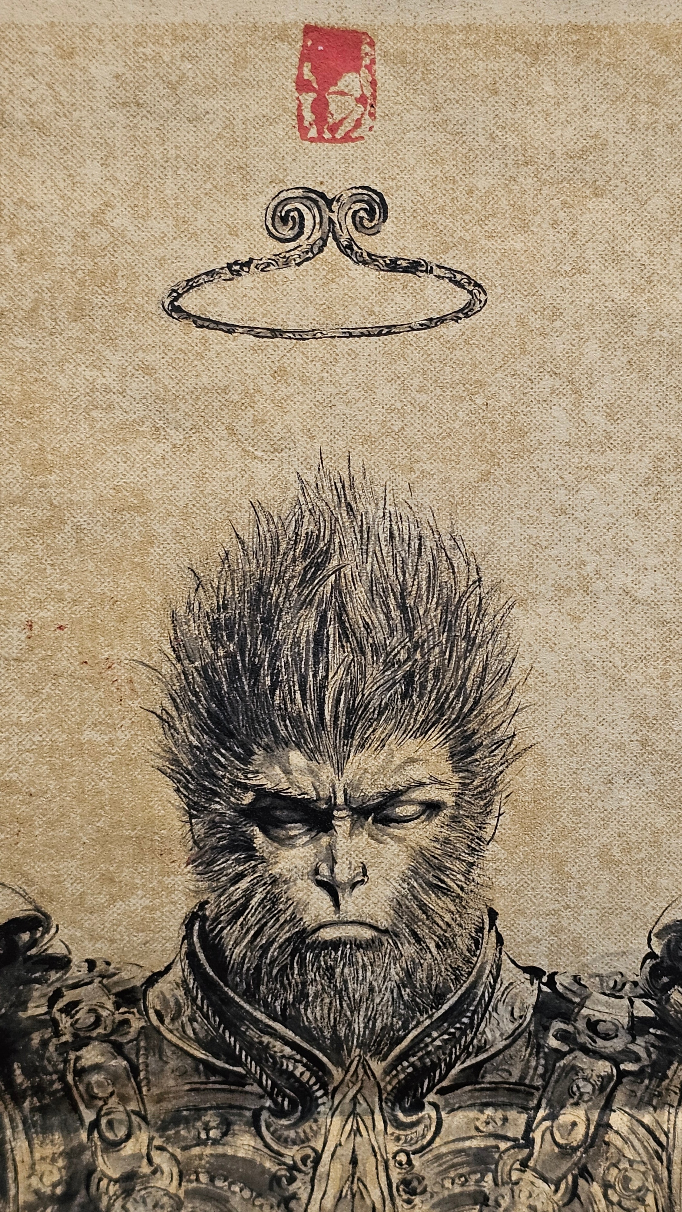 Commissioned work for Mr D.H.:《四方博古》Si Fang Bo Gu, 551.0ml, 底槽青, by Senior Consummate Master Yuan Hui, & Realism Engraving by Master Yi Dian 一颠 with Gameplay BMW's The Great Sage theme ~ COMPLETED & CONGRATULATIONS! to Mr D.H., Baldwin Park, CA.