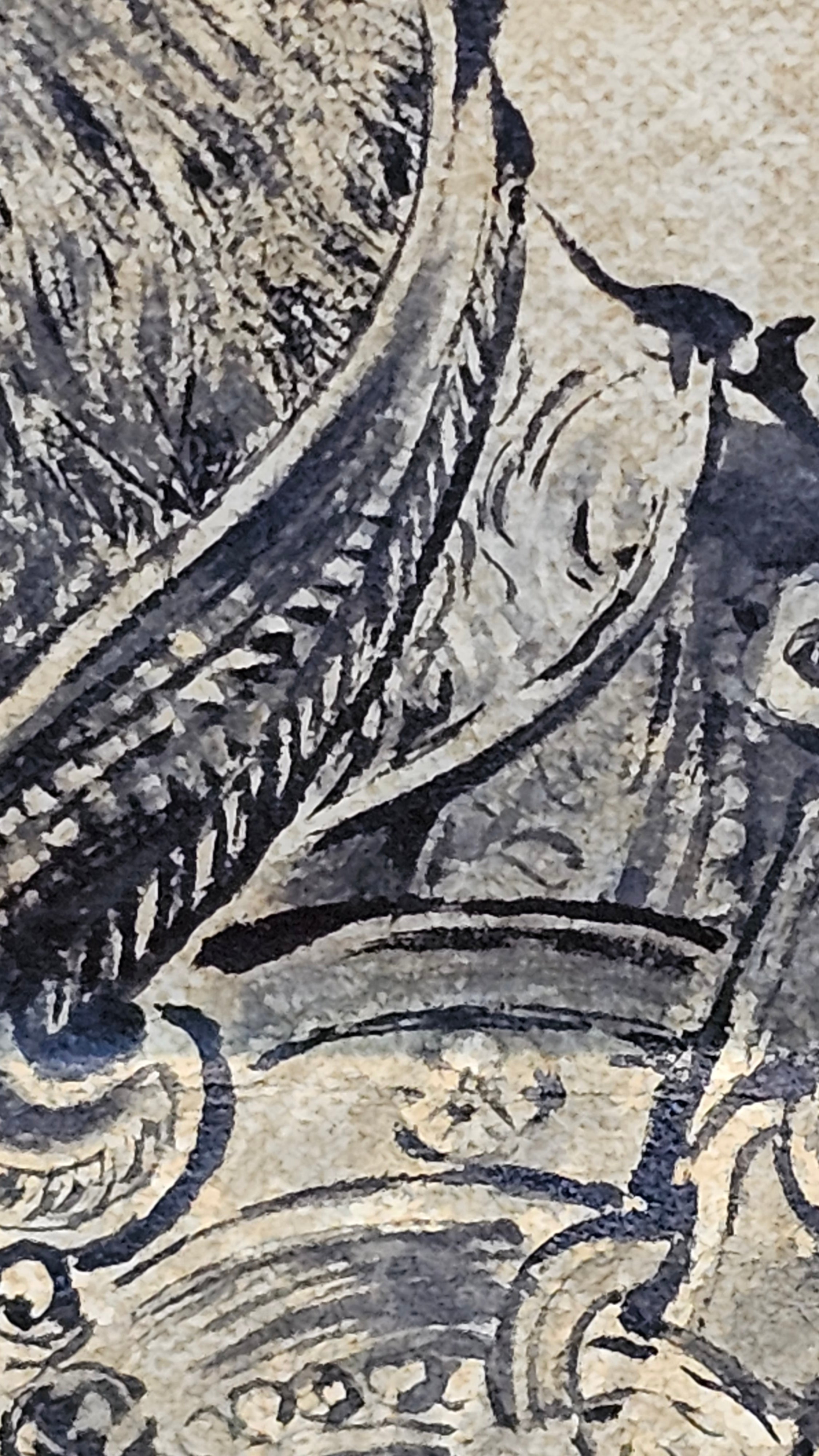 Commissioned work for Mr D.H.:《四方博古》Si Fang Bo Gu, 551.0ml, 底槽青, by Senior Consummate Master Yuan Hui, & Realism Engraving by Master Yi Dian 一颠 with Gameplay BMW's The Great Sage theme ~ COMPLETED & CONGRATULATIONS! to Mr D.H., Baldwin Park, CA.