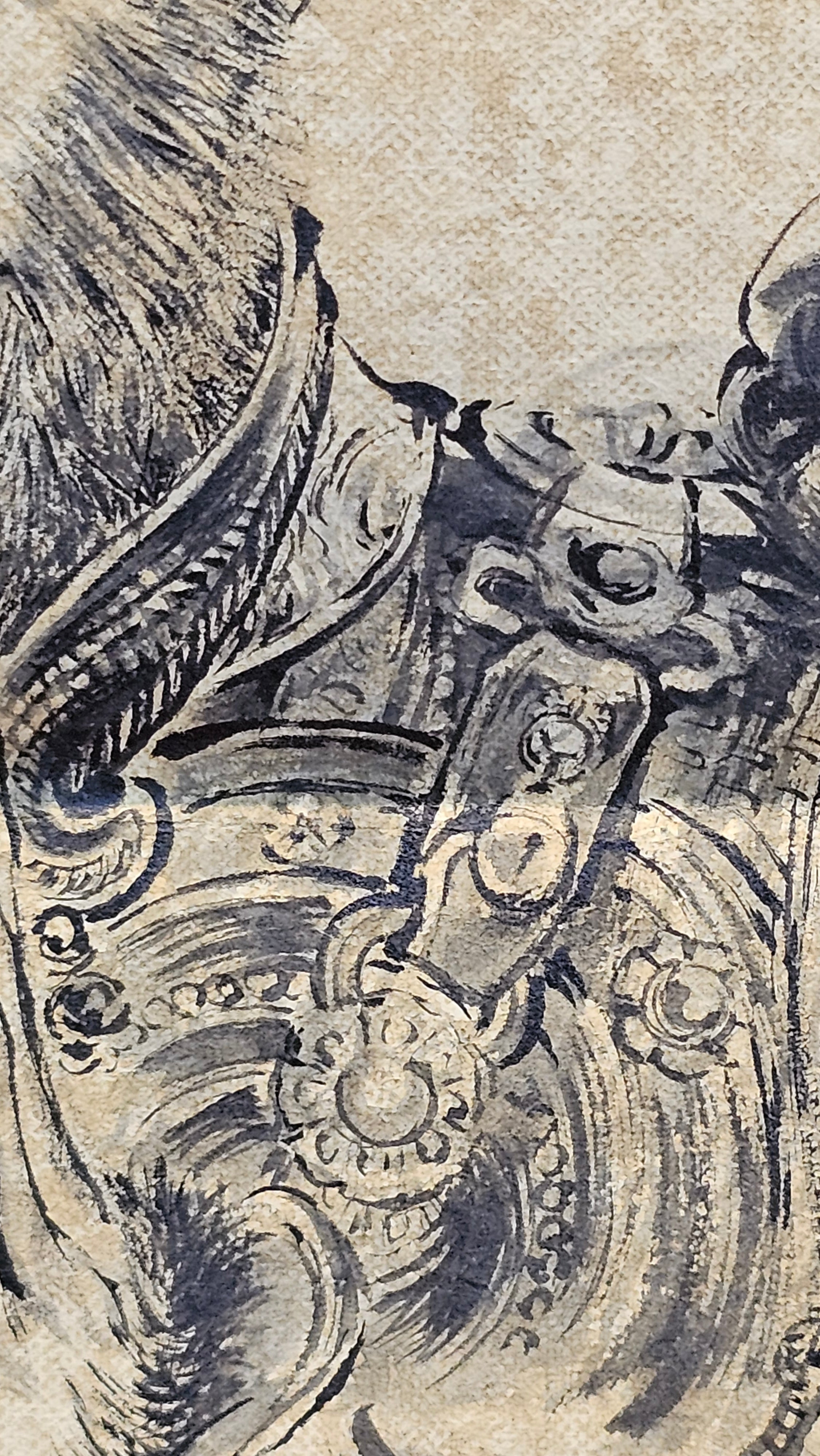 Commissioned work for Mr D.H.:《四方博古》Si Fang Bo Gu, 551.0ml, 底槽青, by Senior Consummate Master Yuan Hui, & Realism Engraving by Master Yi Dian 一颠 with Gameplay BMW's The Great Sage theme ~ COMPLETED & CONGRATULATIONS! to Mr D.H., Baldwin Park, CA.