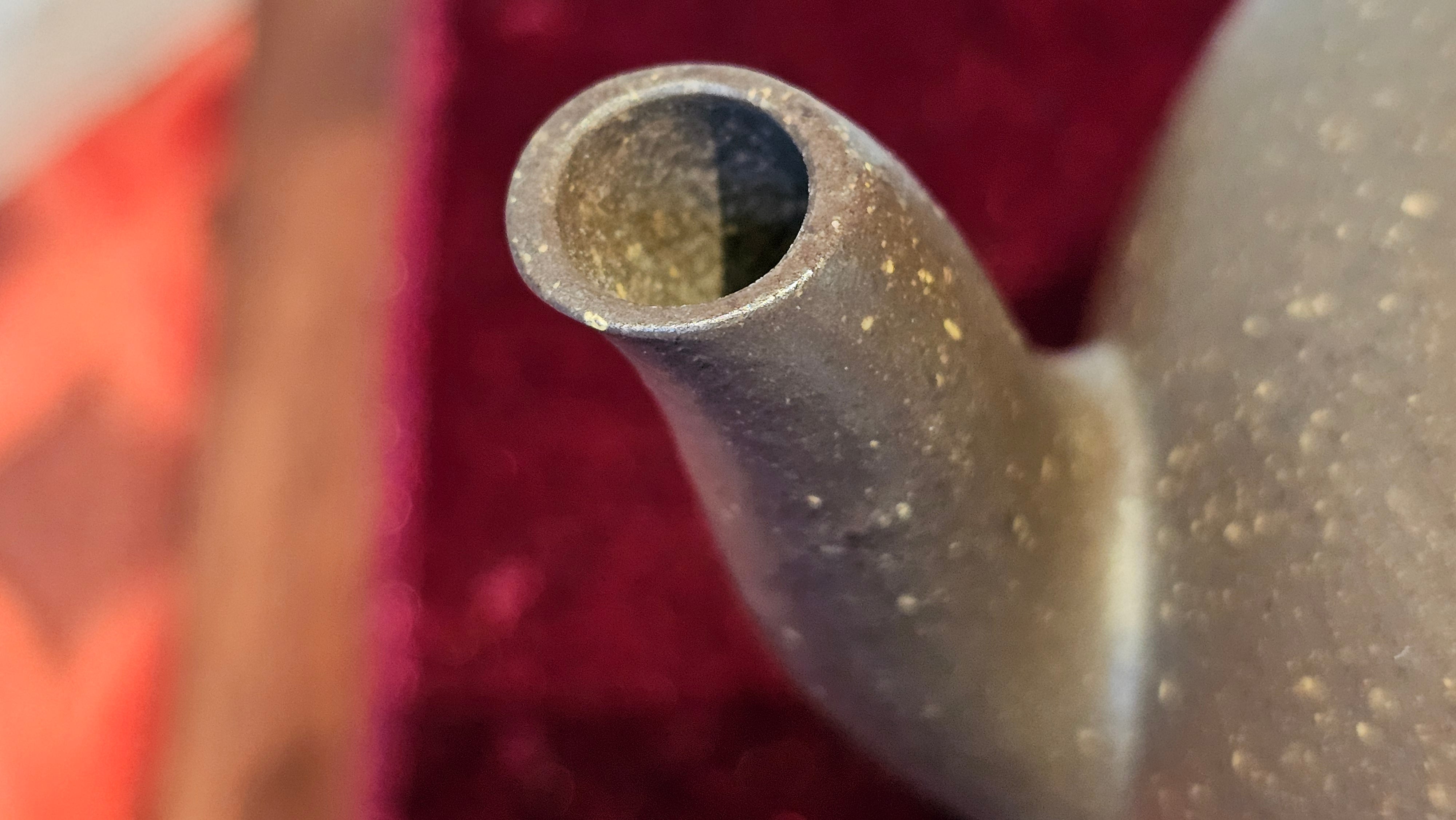 《聚富平盖莲子》"Ju Fu ~Gathering of Wealth~ Ping Gai Lian Zi"!, 描金与撒金工艺 Dual Gold Appliqué, 233.3ml, Qing Hui Duan Ni 青灰段泥 ~ by L3A Consummate Master Artist Li Yan Ru 李艳如 ~!Congratulations to Mr R.L.! 0857hrs 16th Sept 2025, Flintridge! CA.