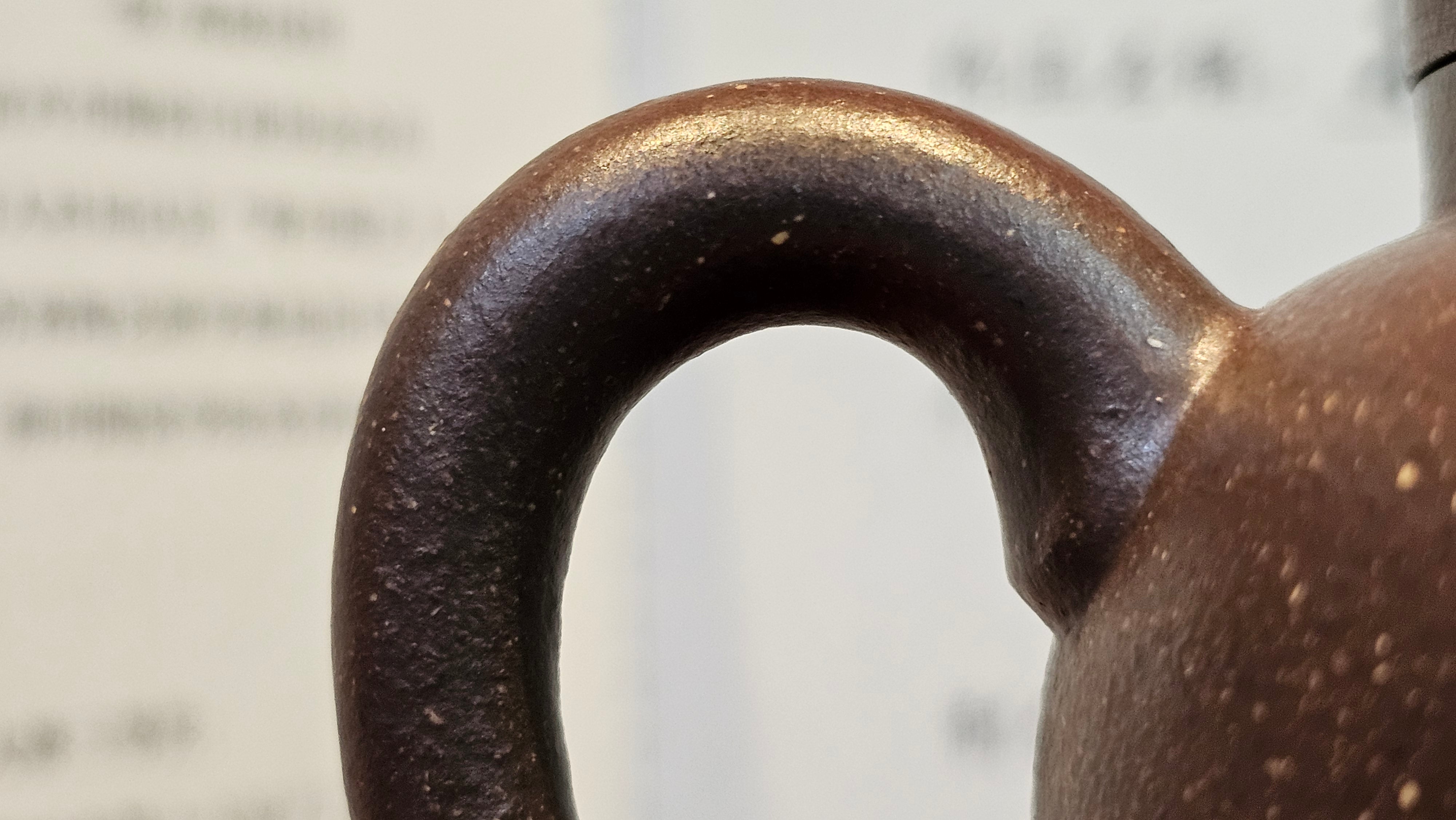 《聚富平盖莲子》"Ju Fu ~Gathering of Wealth~ Ping Gai Lian Zi"!, 描金与撒金工艺 Dual Gold Appliqué, 233.3ml, Qing Hui Duan Ni 青灰段泥 ~ by L3A Consummate Master Artist Li Yan Ru 李艳如 ~!Congratulations to Mr R.L.! 0857hrs 16th Sept 2025, Flintridge! CA.