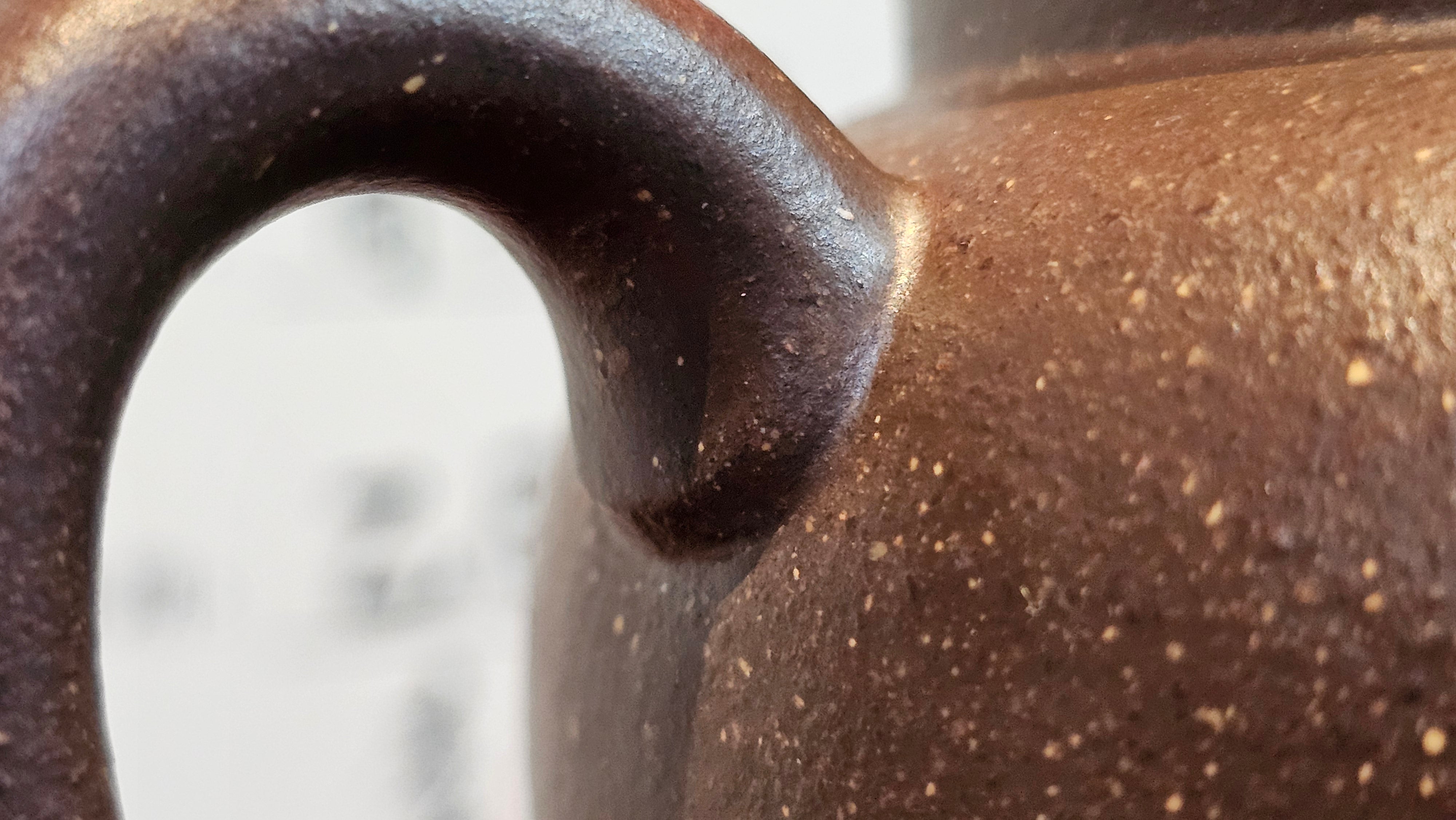 《聚富平盖莲子》"Ju Fu ~Gathering of Wealth~ Ping Gai Lian Zi"!, 描金与撒金工艺 Dual Gold Appliqué, 233.3ml, Qing Hui Duan Ni 青灰段泥 ~ by L3A Consummate Master Artist Li Yan Ru 李艳如 ~!Congratulations to Mr R.L.! 0857hrs 16th Sept 2025, Flintridge! CA.