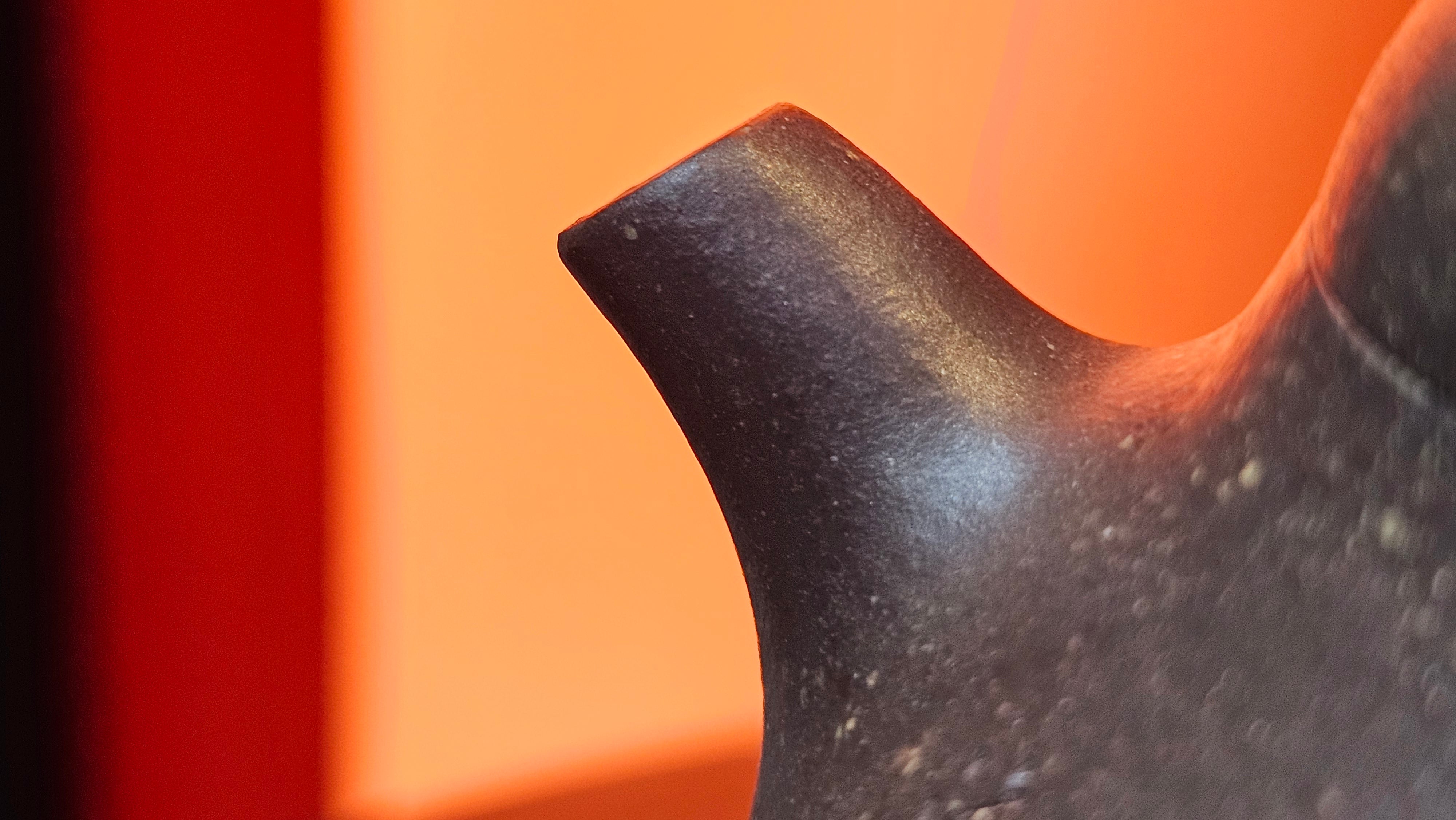 Qie Gua《茄瓜》~ "The Gourd", 153.8ml, Hei Zi Ni 黑紫泥, by our Craftsman Zhang Huan 张欢, Calligraphy and 兰花 Orchids Engraving by Craftsman Yi Cheng 逸成 ~!Congratulations to Mr J.S.! 1100hrs 17th Sept 2025, Chicago! IL!