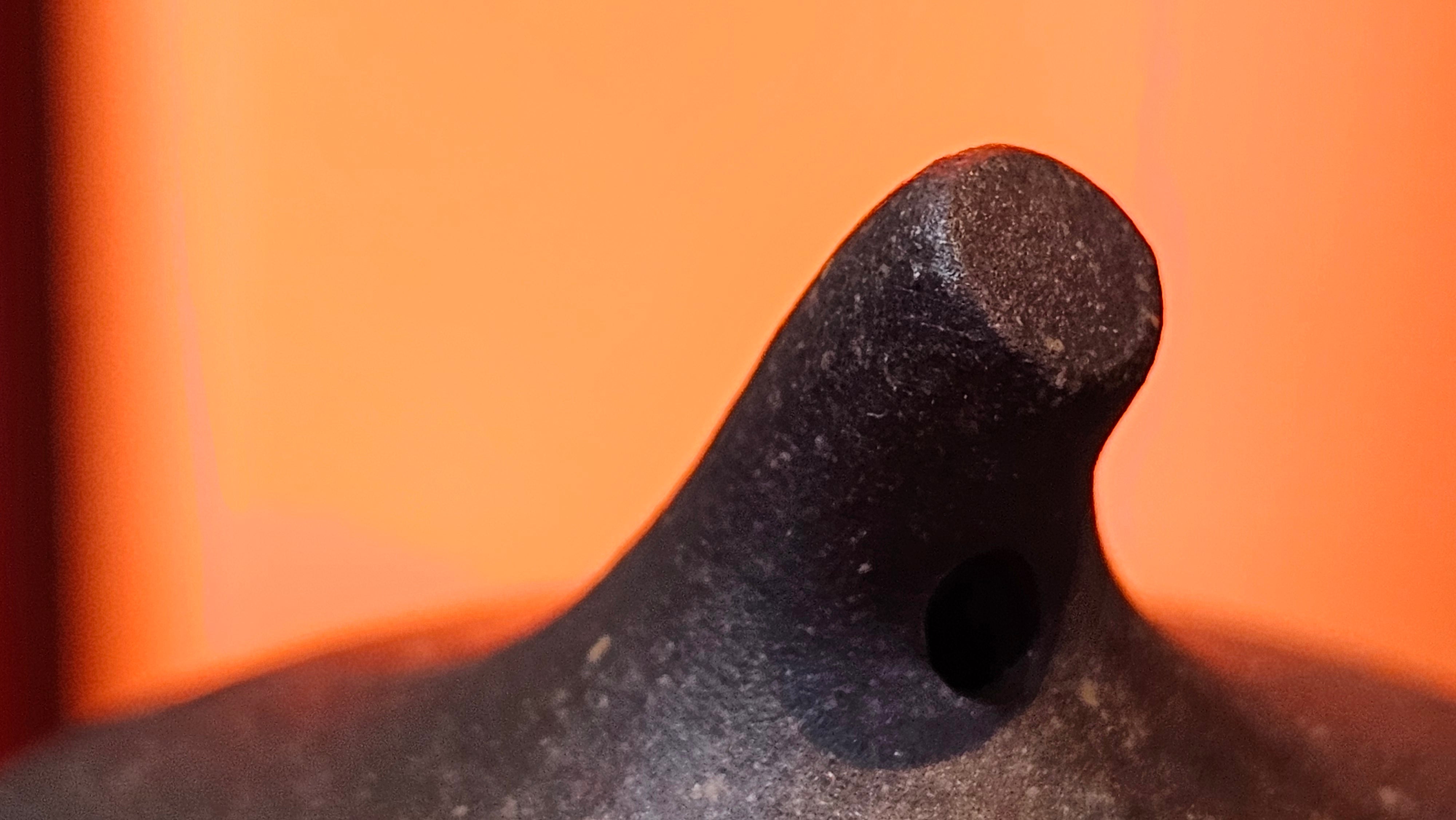 Qie Gua《茄瓜》~ "The Gourd", 153.8ml, Hei Zi Ni 黑紫泥, by our Craftsman Zhang Huan 张欢, Calligraphy and 兰花 Orchids Engraving by Craftsman Yi Cheng 逸成 ~!Congratulations to Mr J.S.! 1100hrs 17th Sept 2025, Chicago! IL!