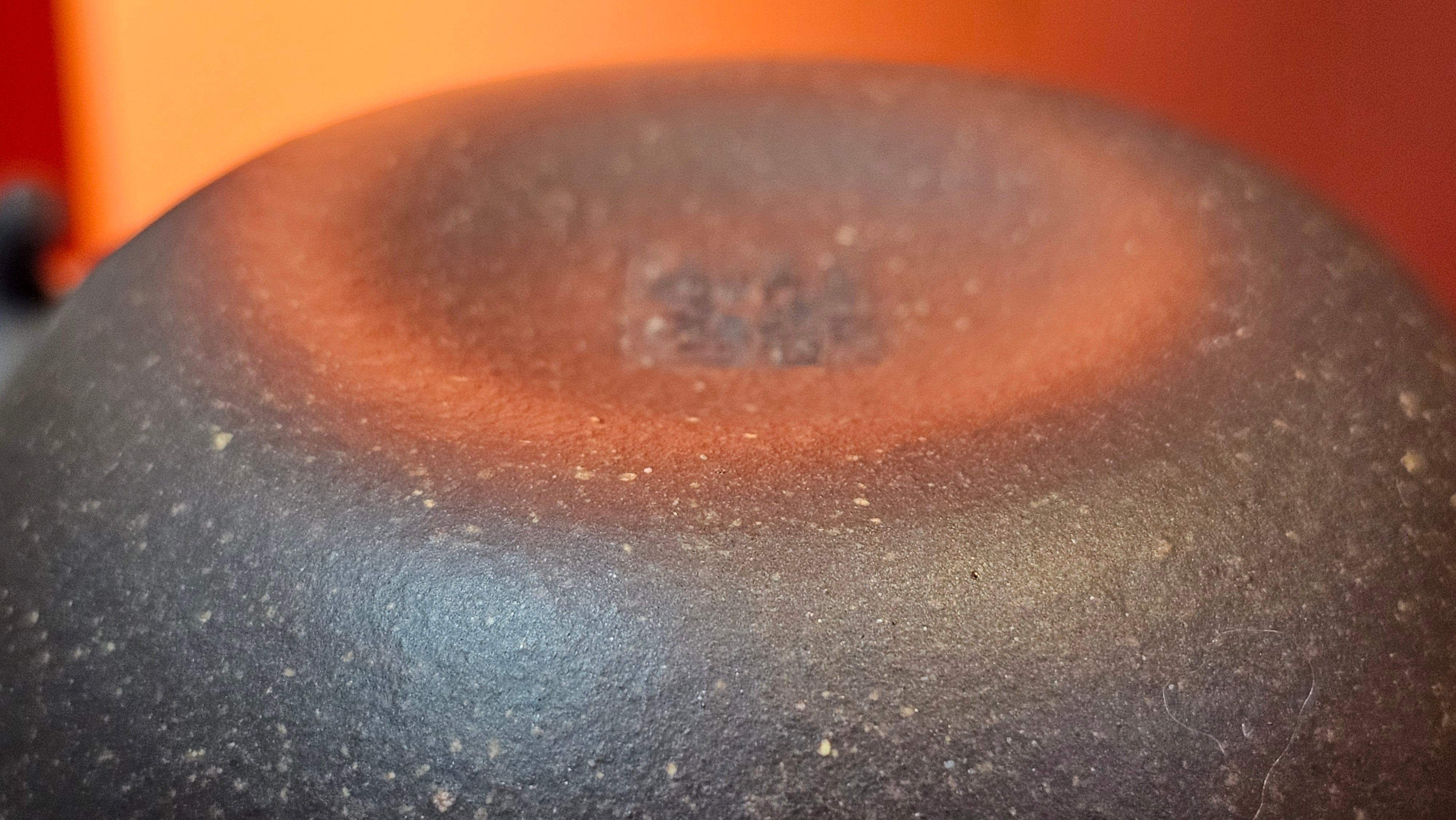 Qie Gua《茄瓜》~ "The Gourd", 153.8ml, Hei Zi Ni 黑紫泥, by our Craftsman Zhang Huan 张欢, Calligraphy and 兰花 Orchids Engraving by Craftsman Yi Cheng 逸成 ~!Congratulations to Mr J.S.! 1100hrs 17th Sept 2025, Chicago! IL!