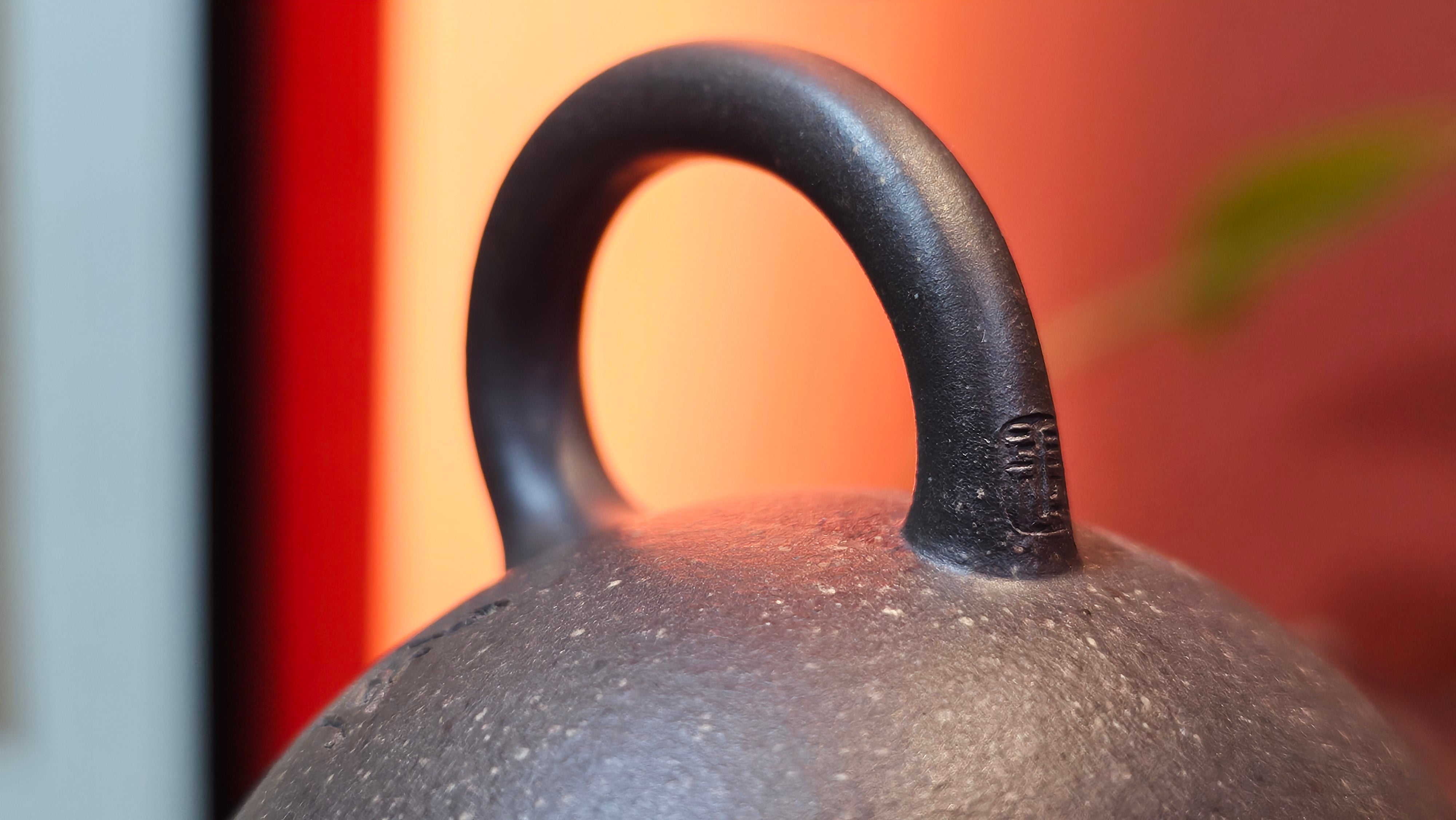 Qie Gua《茄瓜》~ "The Gourd", 153.8ml, Hei Zi Ni 黑紫泥, by our Craftsman Zhang Huan 张欢, Calligraphy and 兰花 Orchids Engraving by Craftsman Yi Cheng 逸成 ~!Congratulations to Mr J.S.! 1100hrs 17th Sept 2025, Chicago! IL!