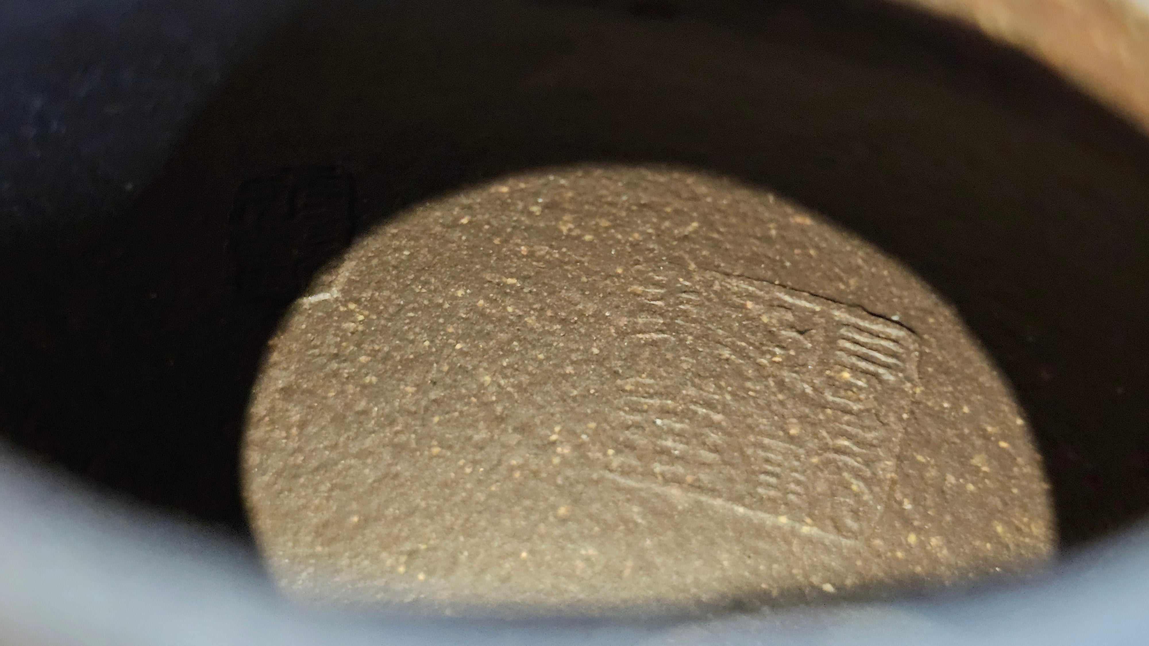 Qie Gua《茄瓜》~ "The Gourd", 153.8ml, Hei Zi Ni 黑紫泥, by our Craftsman Zhang Huan 张欢, Calligraphy and 兰花 Orchids Engraving by Craftsman Yi Cheng 逸成 ~!Congratulations to Mr J.S.! 1100hrs 17th Sept 2025, Chicago! IL!