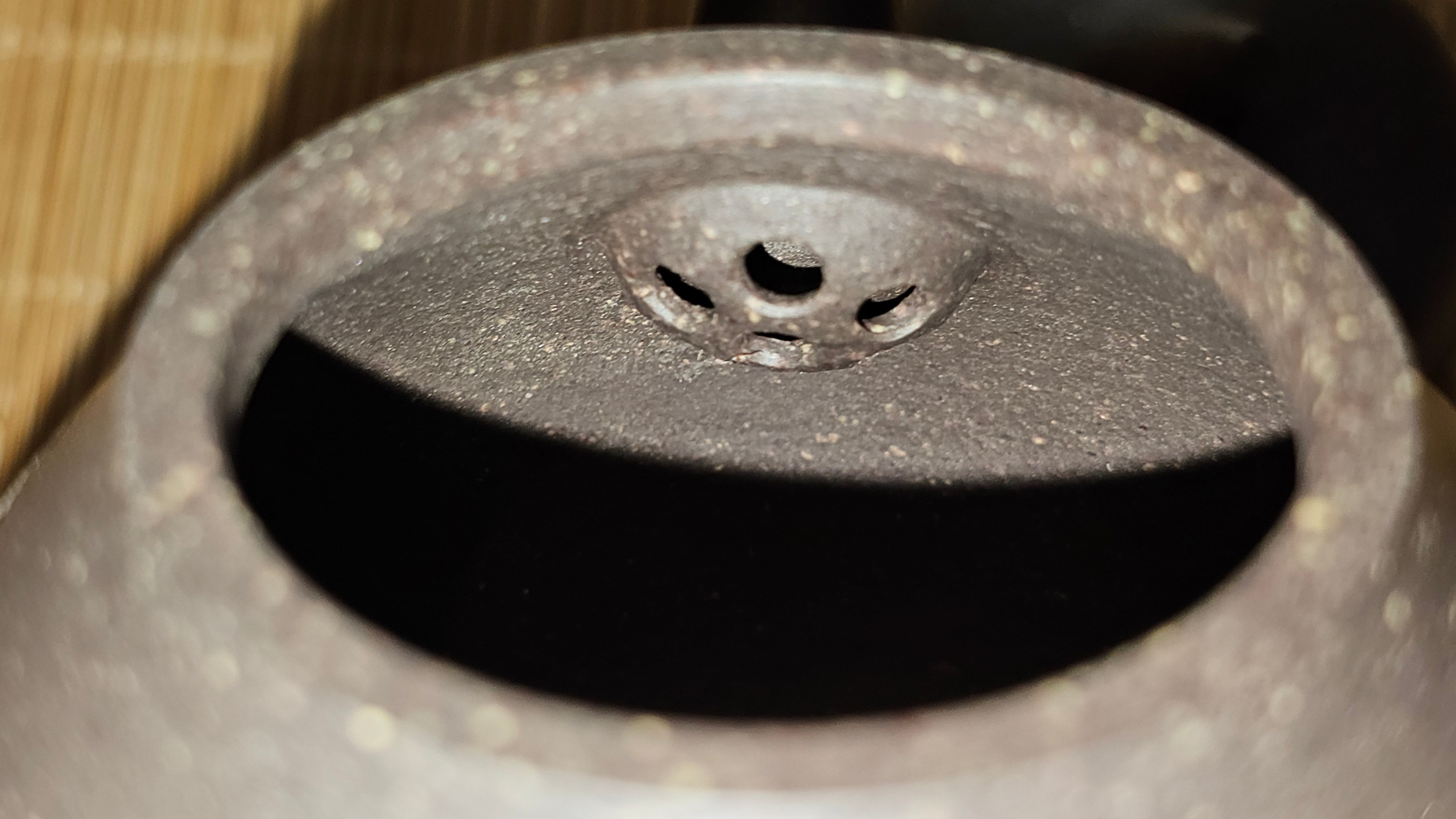 Qie Gua《茄瓜》~ "The Gourd", 153.8ml, Hei Zi Ni 黑紫泥, by our Craftsman Zhang Huan 张欢, Calligraphy and 兰花 Orchids Engraving by Craftsman Yi Cheng 逸成 ~!Congratulations to Mr J.S.! 1100hrs 17th Sept 2025, Chicago! IL!