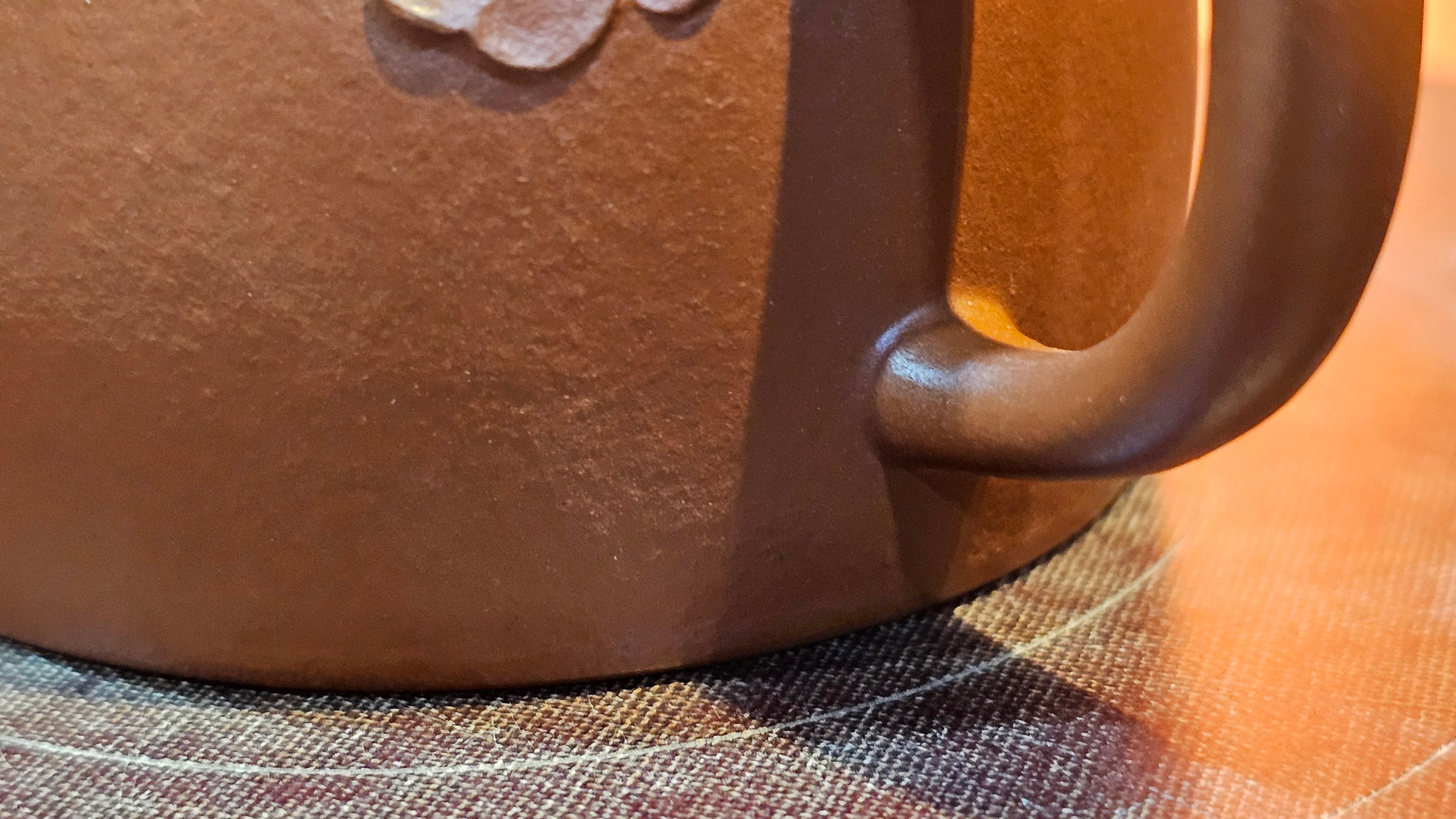 Mini! Qin Quan 秦权, with Oriental Clouds Embellishments 云朵贴花工艺, 115.3ml, Xiao Mei Yao Zhu Ni 小煤窑朱泥, by Craftsman Chen Yue Fei 陈跃飞 ~ Congratulations!to Ms A.R.! 0926hrs 19th Sept 2025, Ipswich! U.K.