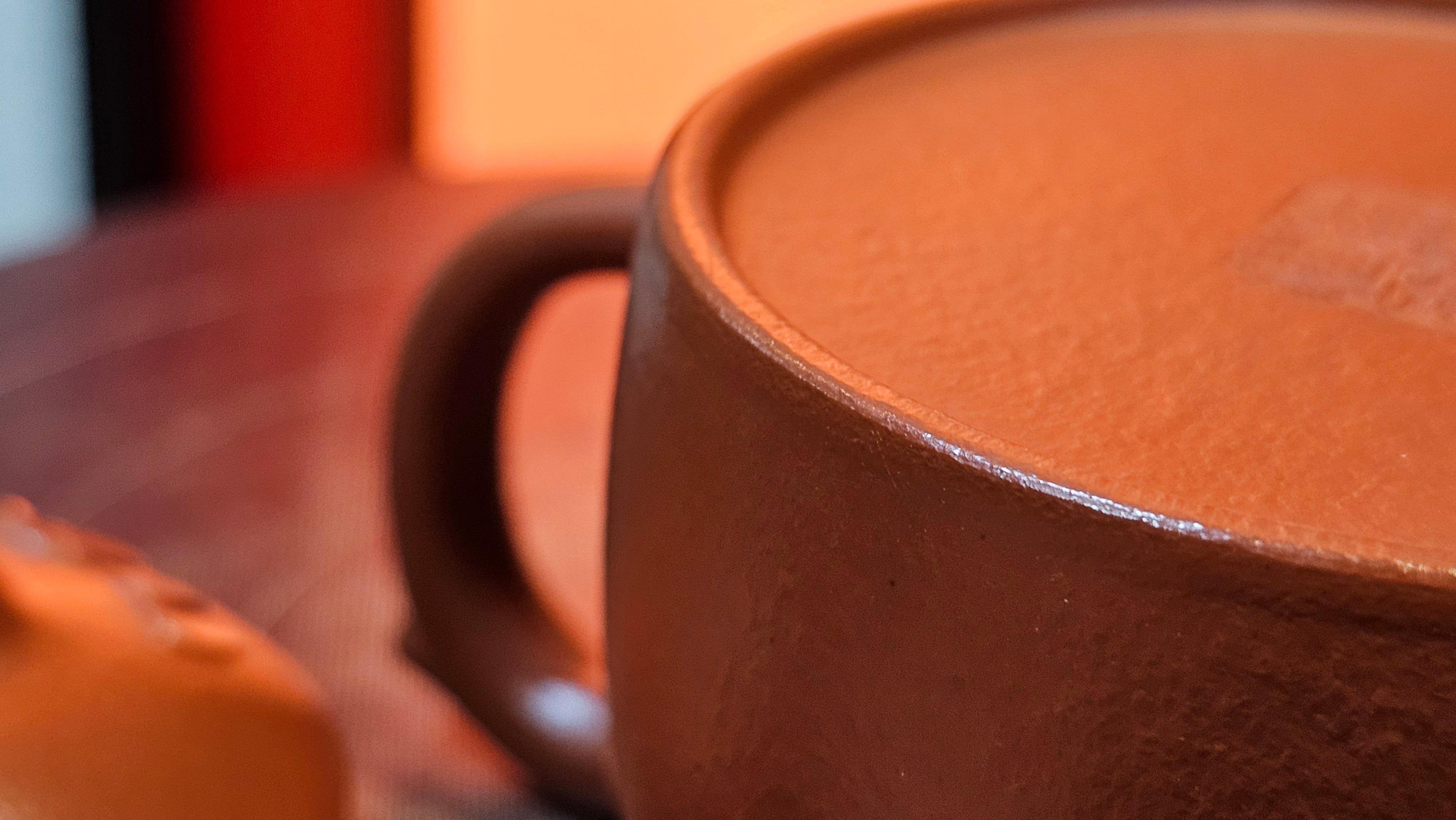 Mini! Qin Quan 秦权, with Oriental Clouds Embellishments 云朵贴花工艺, 115.3ml, Xiao Mei Yao Zhu Ni 小煤窑朱泥, by Craftsman Chen Yue Fei 陈跃飞 ~ Congratulations!to Ms A.R.! 0926hrs 19th Sept 2025, Ipswich! U.K.