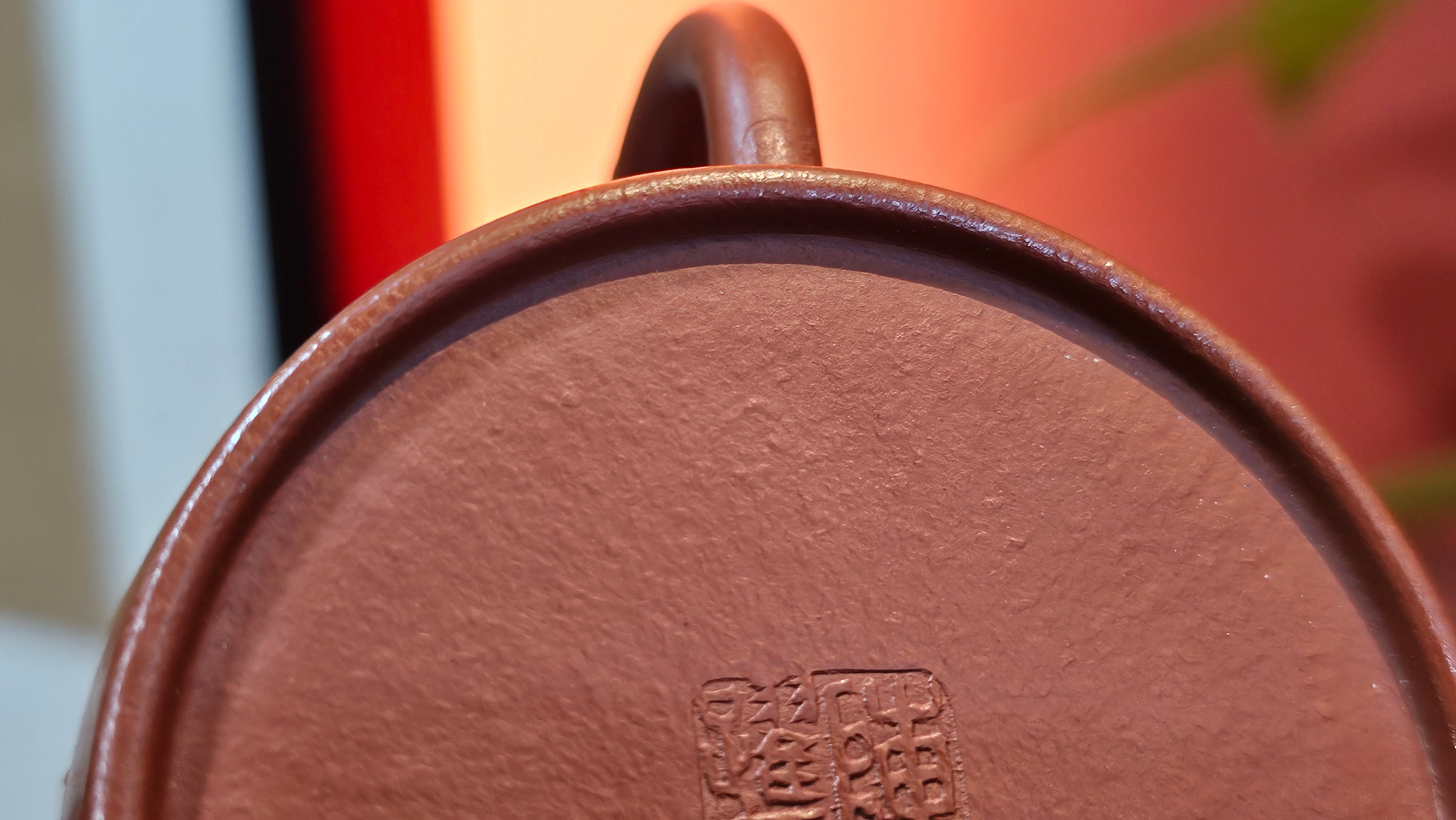 Mini! Qin Quan 秦权, with Oriental Clouds Embellishments 云朵贴花工艺, 115.3ml, Xiao Mei Yao Zhu Ni 小煤窑朱泥, by Craftsman Chen Yue Fei 陈跃飞 ~ Congratulations!to Ms A.R.! 0926hrs 19th Sept 2025, Ipswich! U.K.