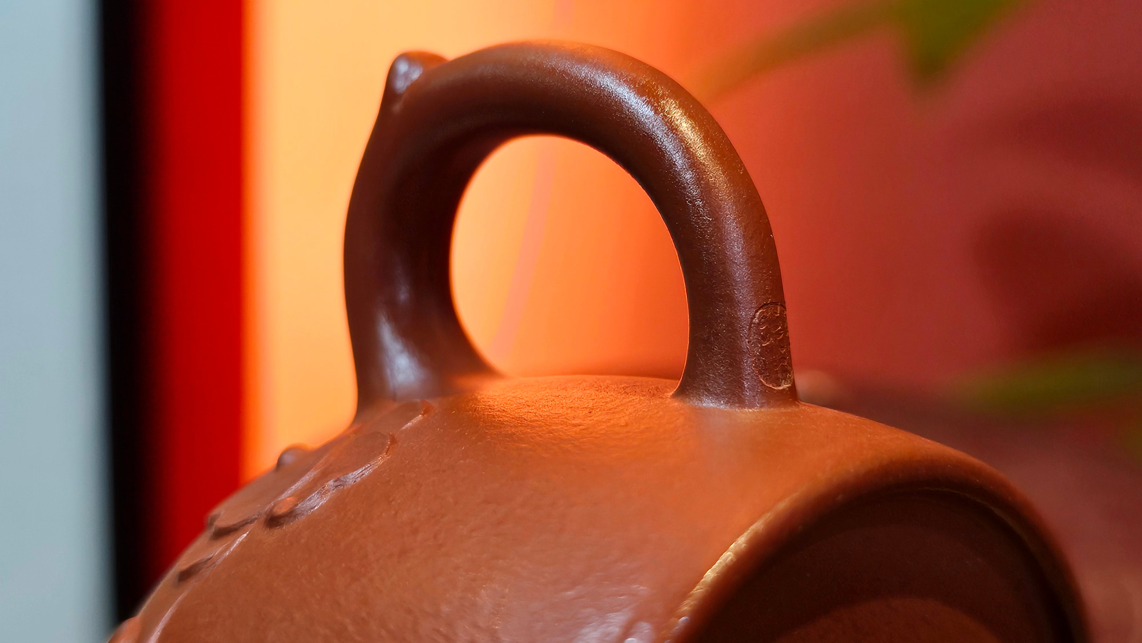 Mini! Qin Quan 秦权, with Oriental Clouds Embellishments 云朵贴花工艺, 115.3ml, Xiao Mei Yao Zhu Ni 小煤窑朱泥, by Craftsman Chen Yue Fei 陈跃飞 ~ Congratulations!to Ms A.R.! 0926hrs 19th Sept 2025, Ipswich! U.K.