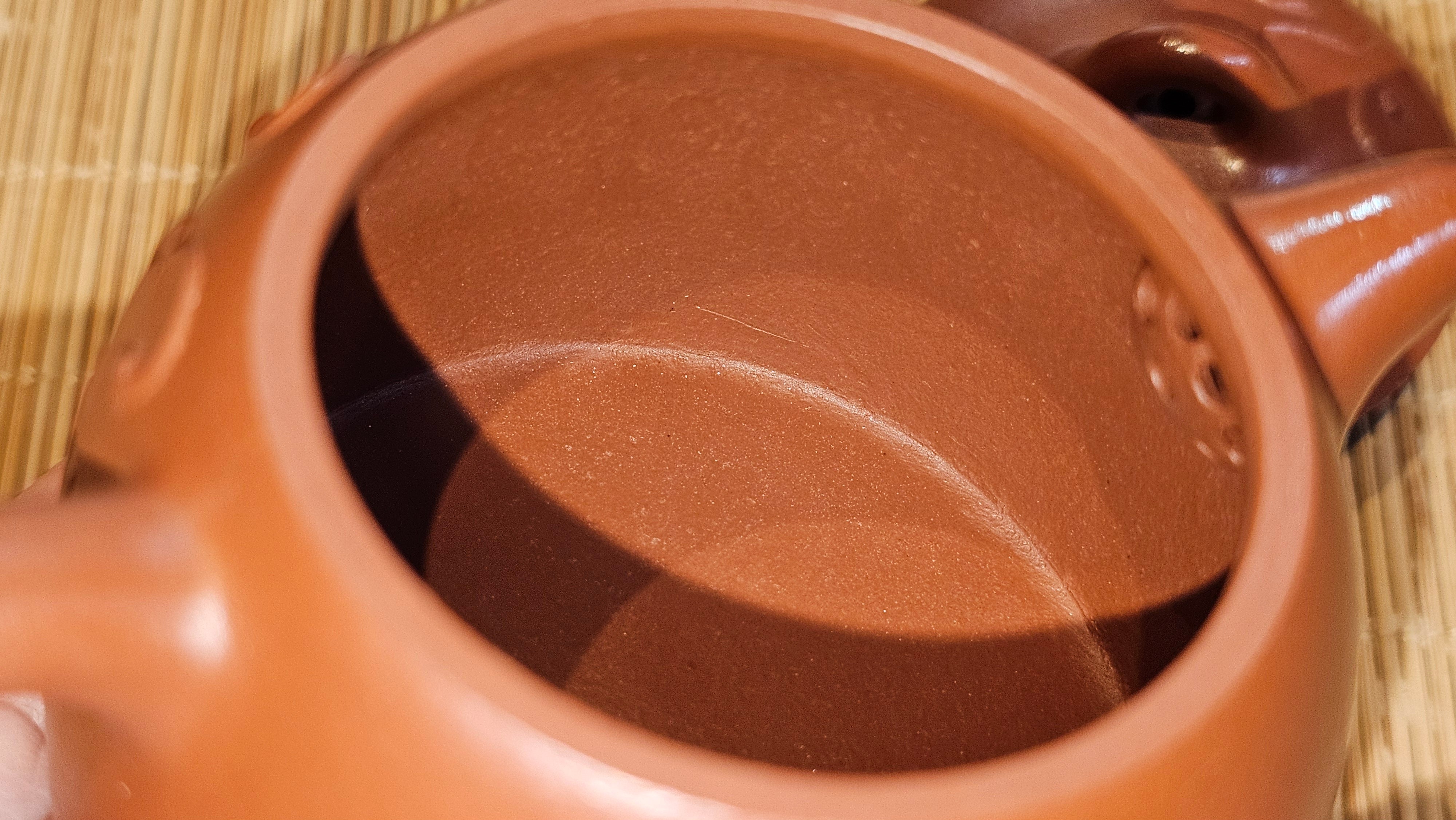 Mini! Qin Quan 秦权, with Oriental Clouds Embellishments 云朵贴花工艺, 115.3ml, Xiao Mei Yao Zhu Ni 小煤窑朱泥, by Craftsman Chen Yue Fei 陈跃飞 ~ Congratulations!to Ms A.R.! 0926hrs 19th Sept 2025, Ipswich! U.K.