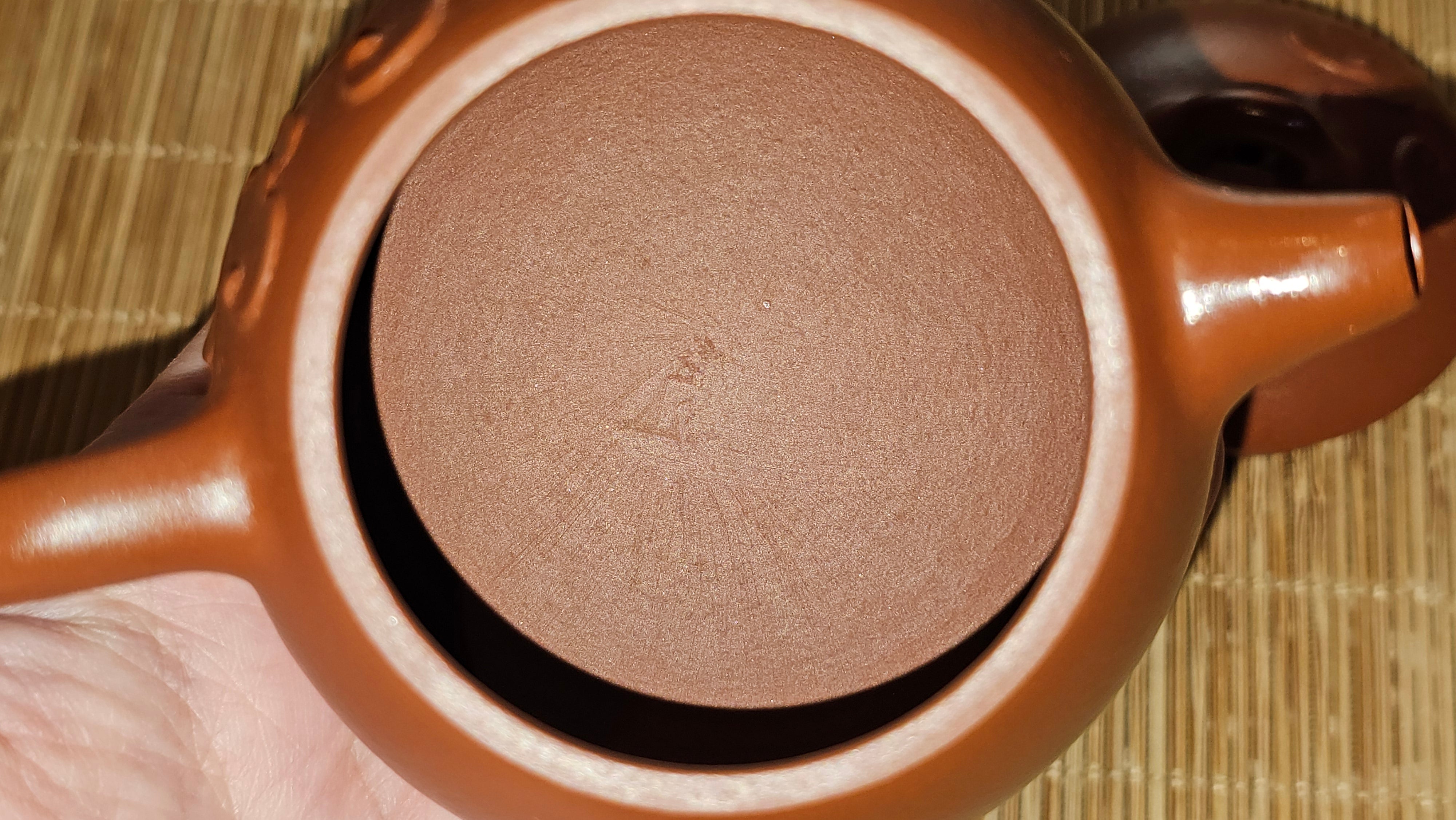 Mini! Qin Quan 秦权, with Oriental Clouds Embellishments 云朵贴花工艺, 115.3ml, Xiao Mei Yao Zhu Ni 小煤窑朱泥, by Craftsman Chen Yue Fei 陈跃飞 ~ Congratulations!to Ms A.R.! 0926hrs 19th Sept 2025, Ipswich! U.K.