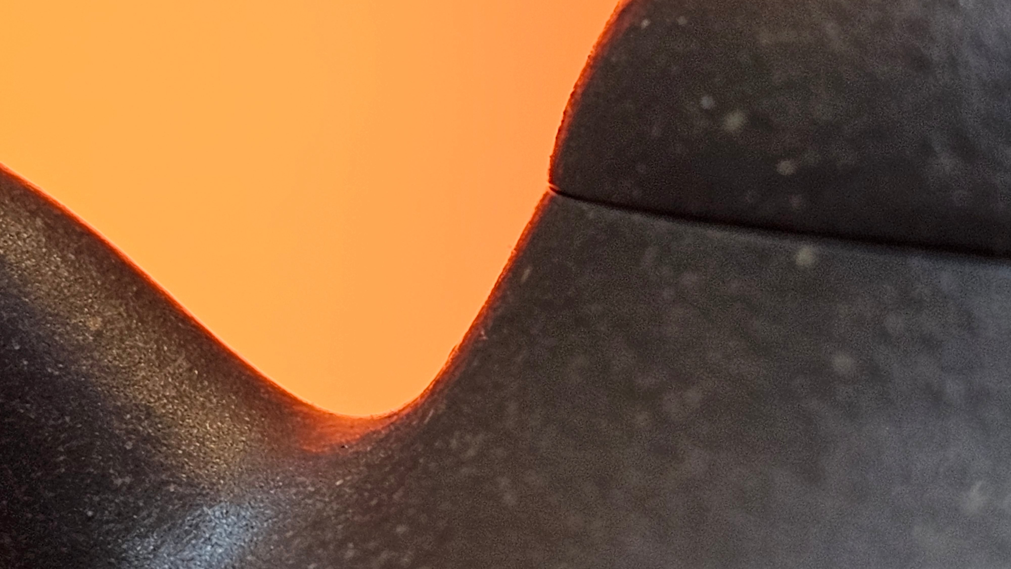 Qie Gua《茄瓜》~ "The Gourd", 152.8ml, Hei Zi Ni 黑紫泥, by our Craftsman Zhang Huan 张欢, Calligraphy and Lotus Engraving by Craftsman Yi Cheng 逸成 ~ Congratulations!to Dr L.L.! 1327hrs 19th Sept 2025! Ventura, CA!